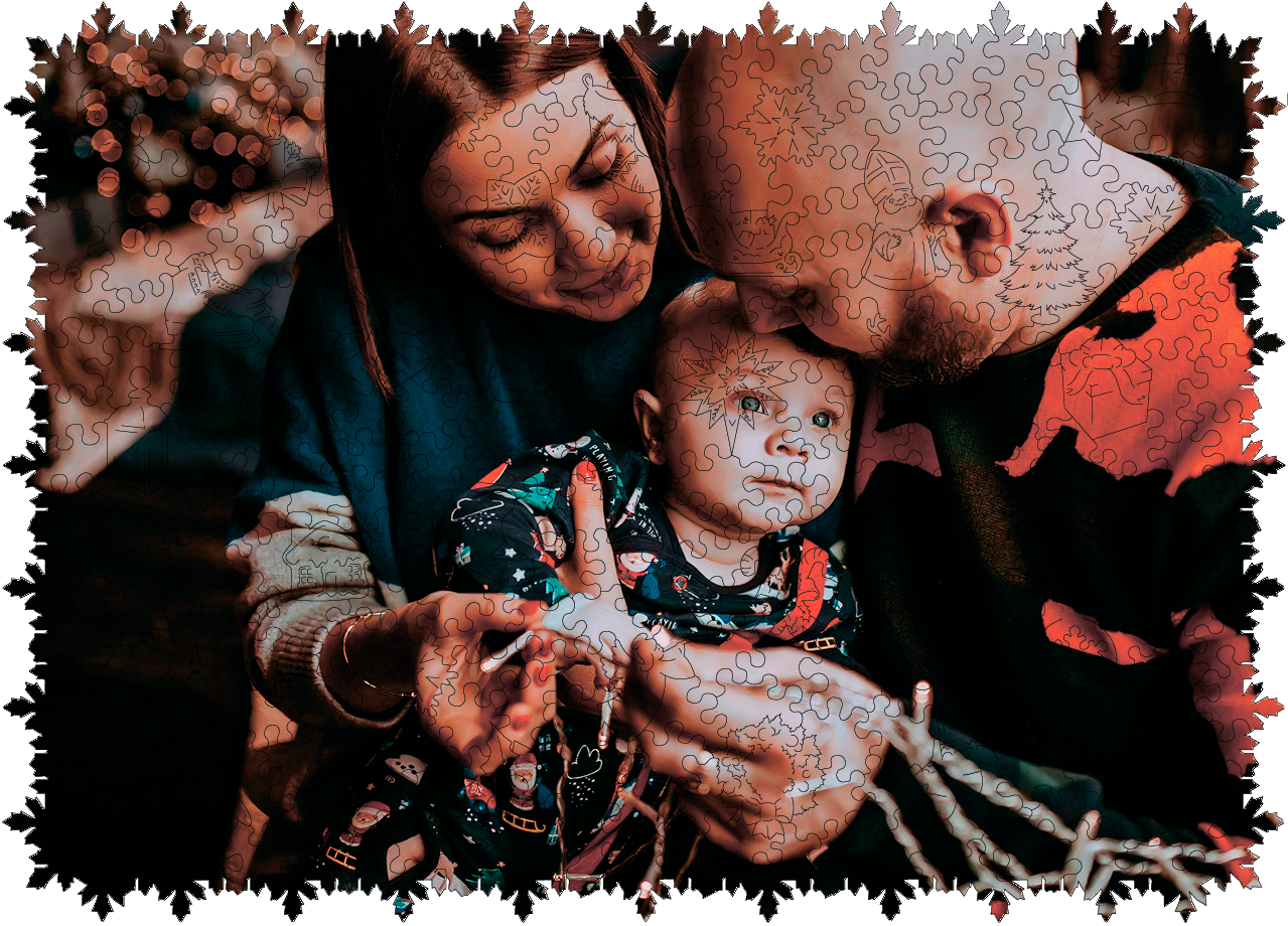 Christmas Memories Wooden Puzzle