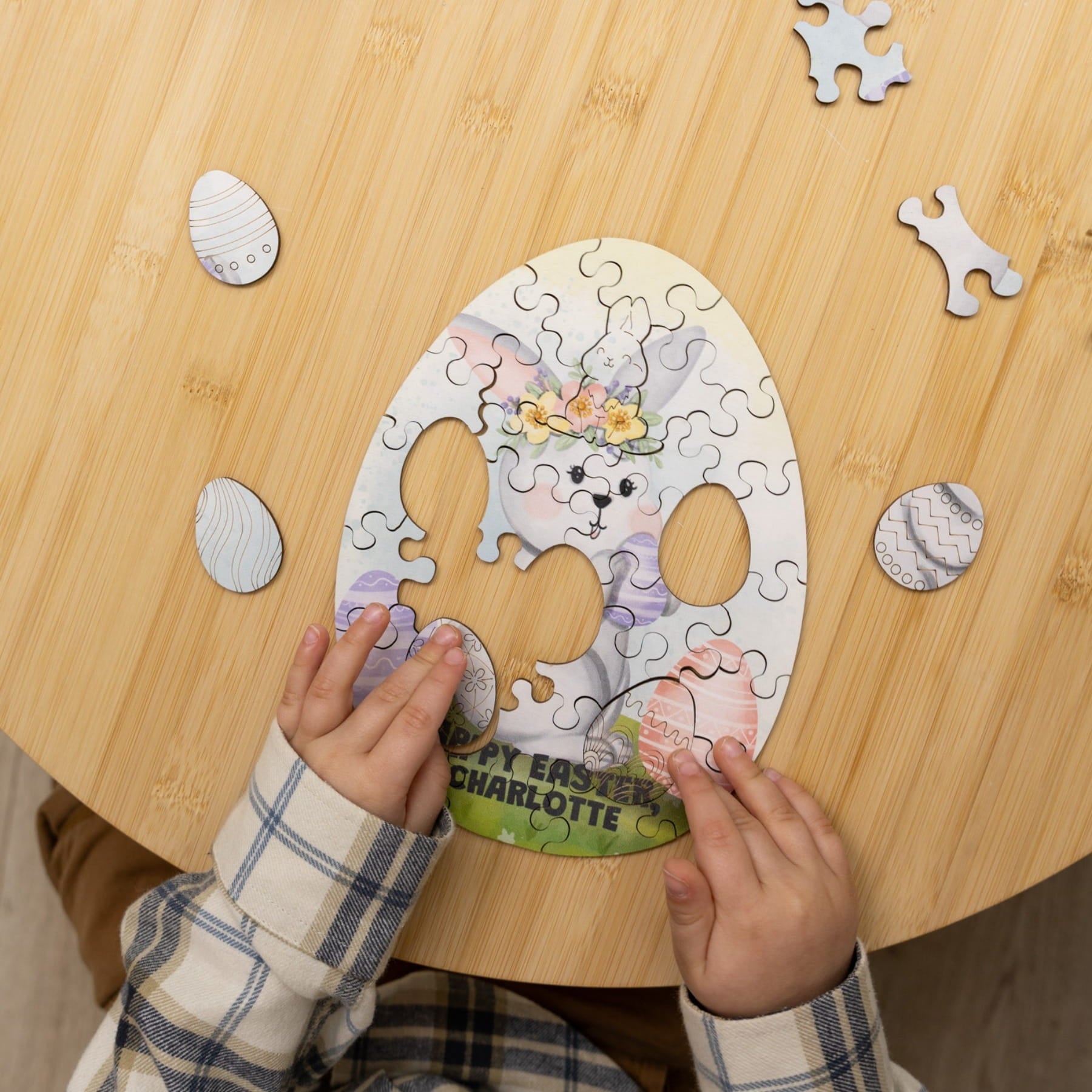 Easter Jigsaw Puzzles for Kids - Easter Bunny - Woods Story