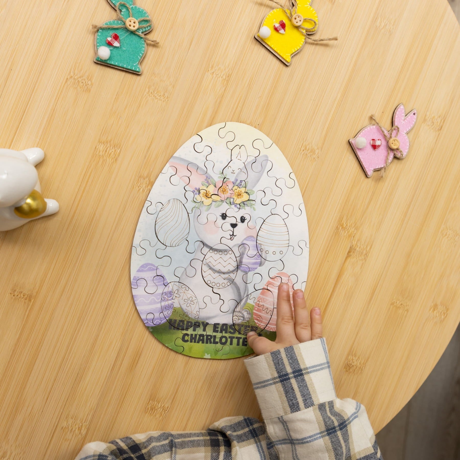 Easter Jigsaw Puzzles for Kids - Easter Bunny - Woods Story
