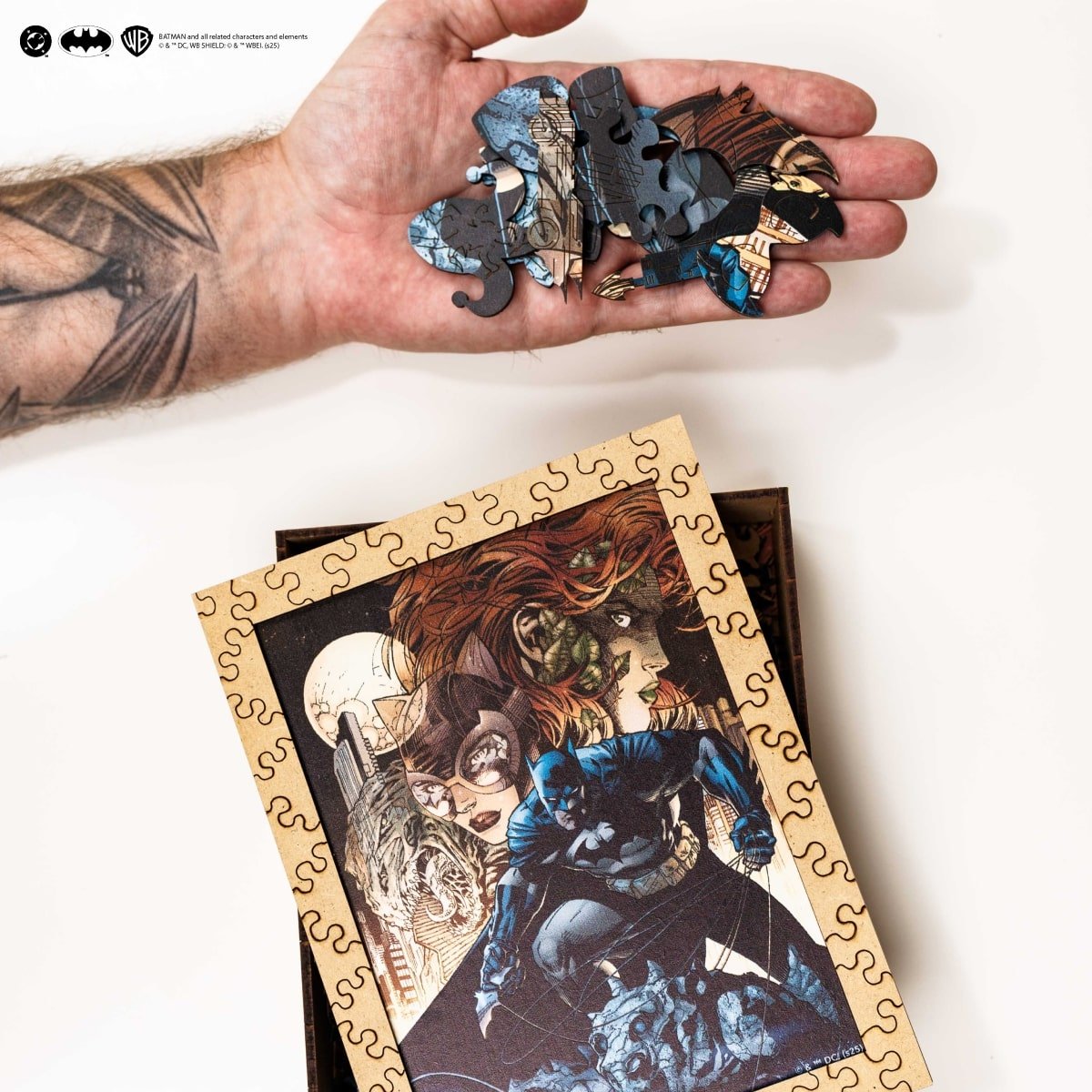 Figured Wooden Puzzle Batman™ - Allies and Enemies - Woods Story