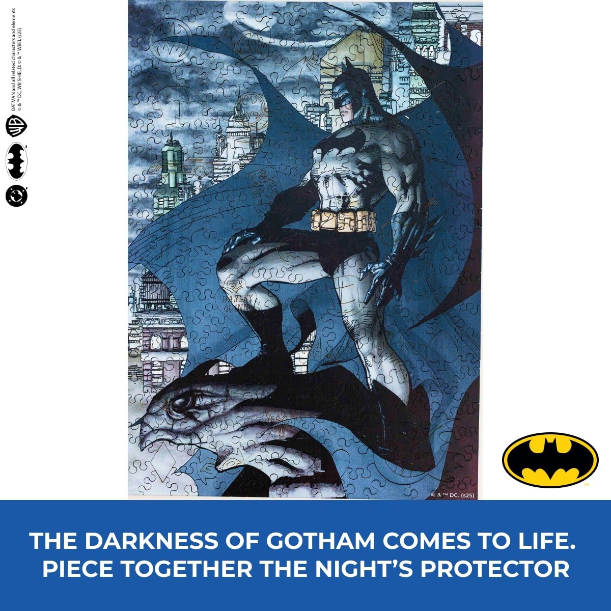 Figured Wooden Puzzle Batman™ - Guardian of Gotham - Woods Story