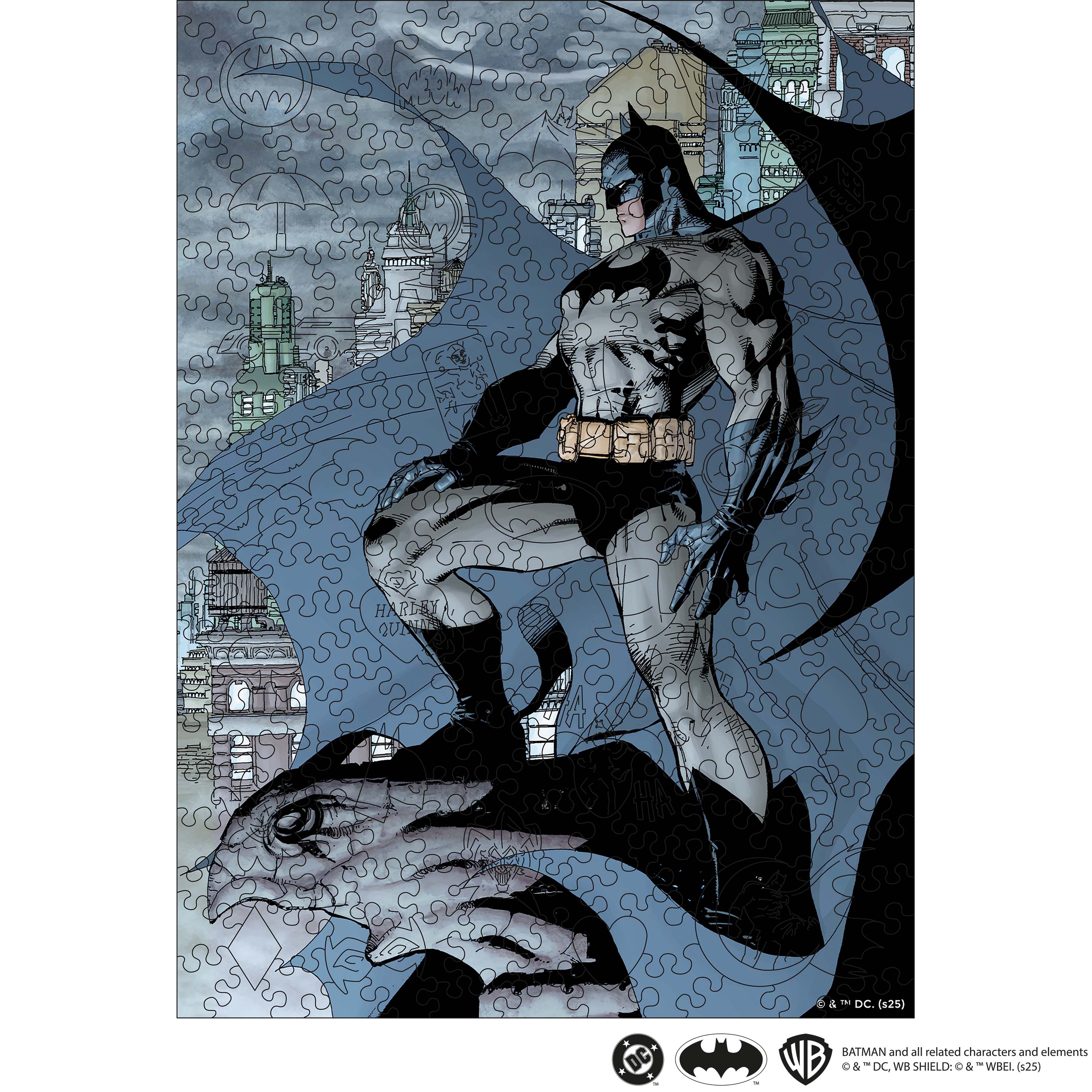 Figured Wooden Puzzle Batman™ - Guardian of Gotham - Woods Story