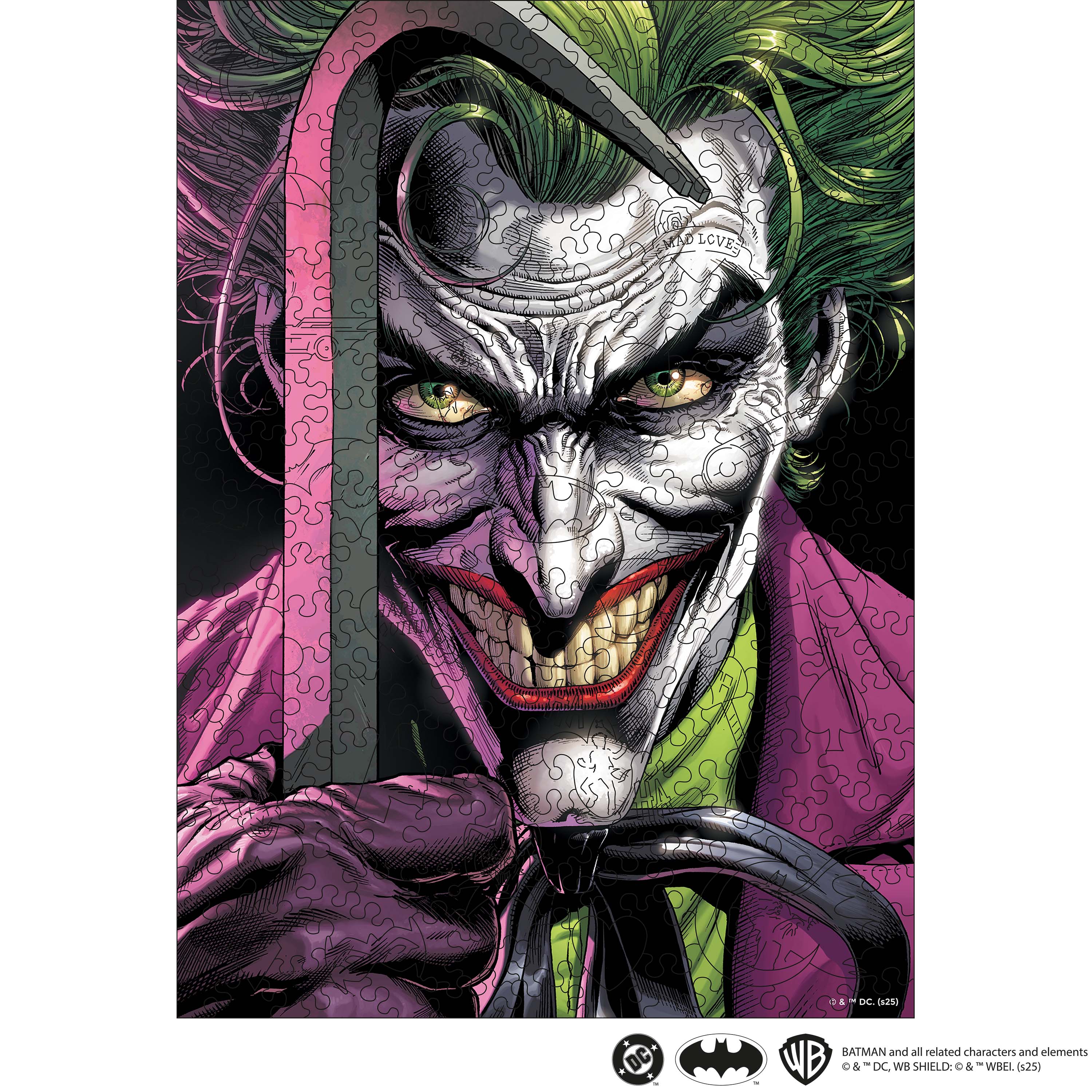 Figured Wooden Puzzle Batman™ - Joker: Smile of Chaos - Woods Story