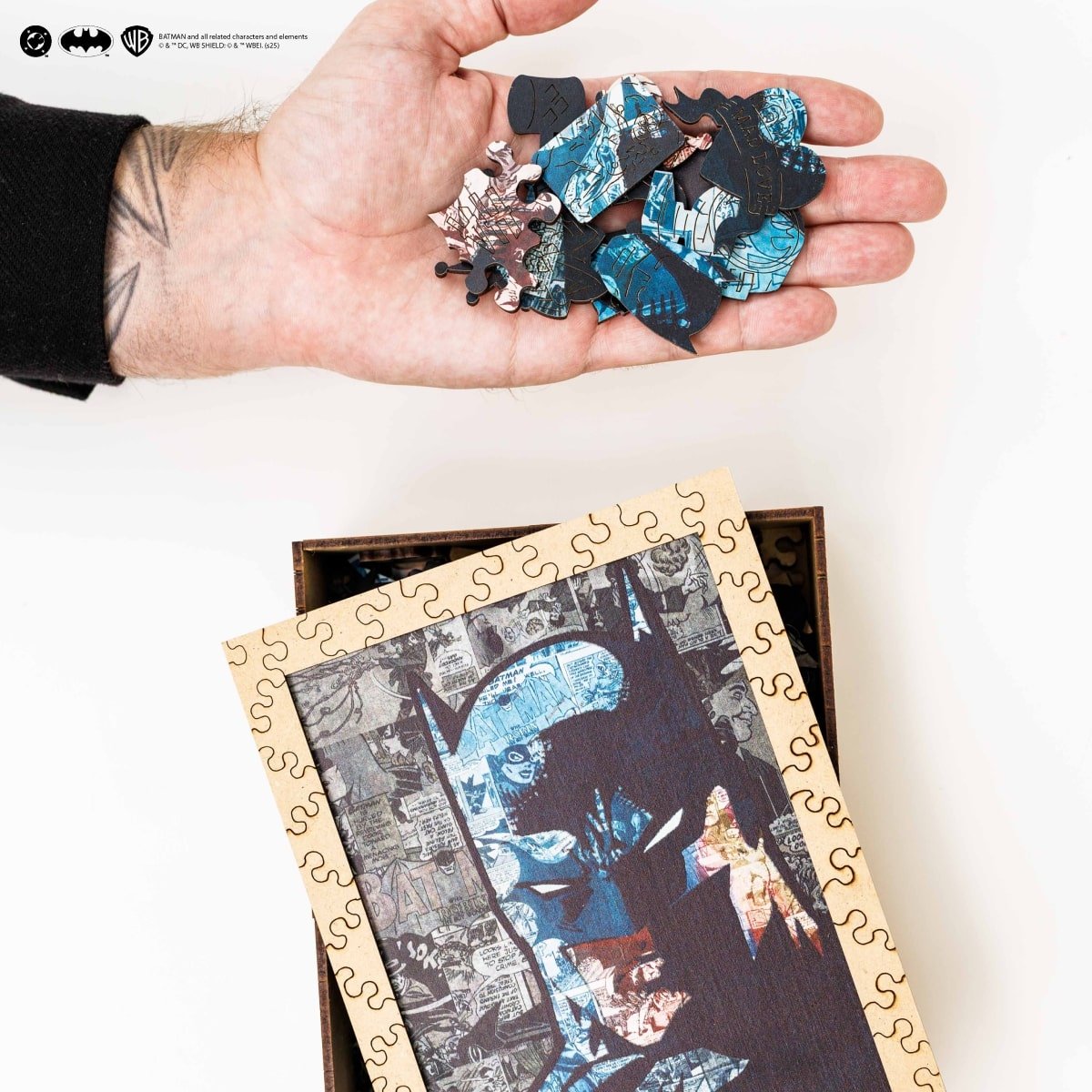 Figured Wooden Puzzle Batman™ - Shadow of Gotham - Woods Story