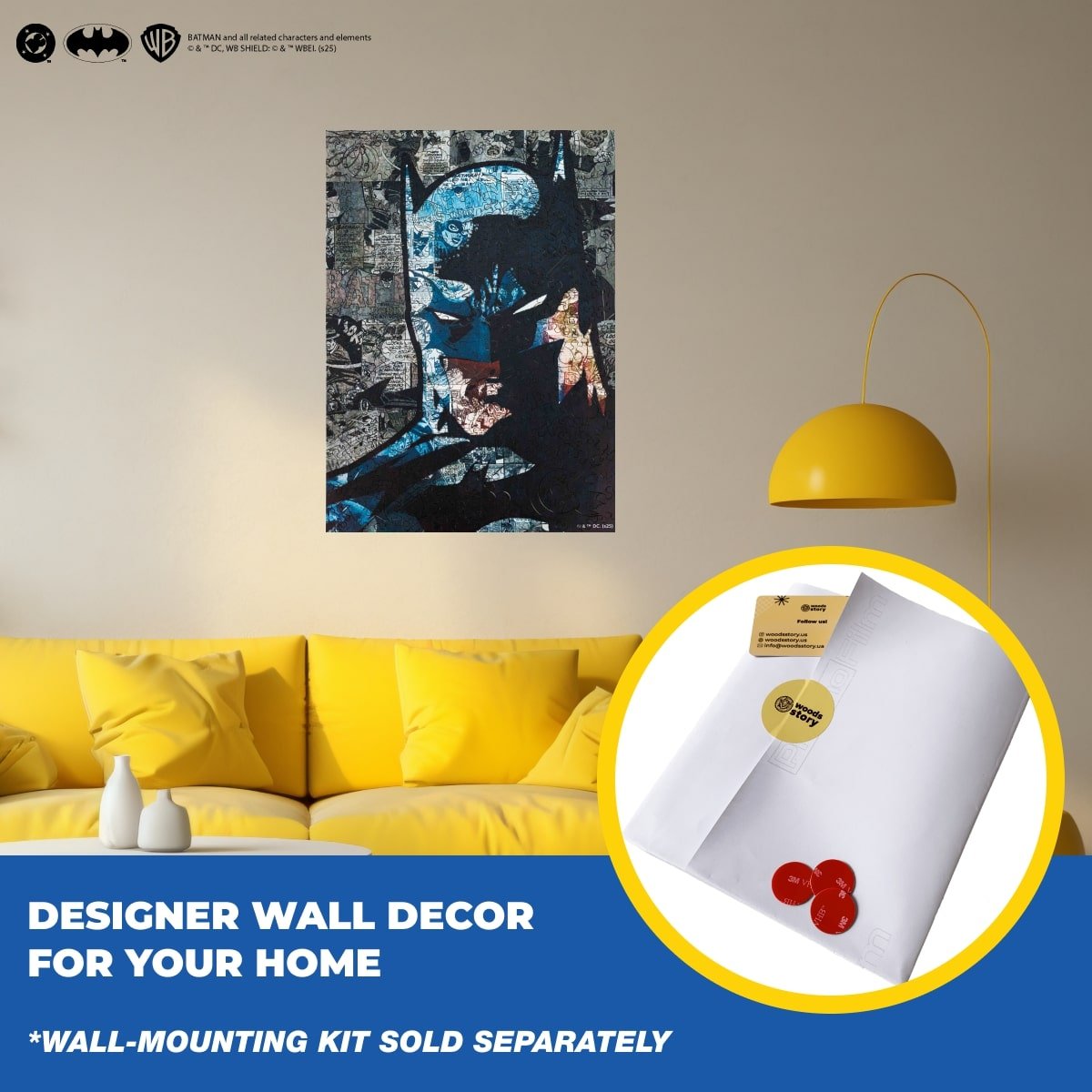 Figured Wooden Puzzle Batman™ - Shadow of Gotham - Woods Story