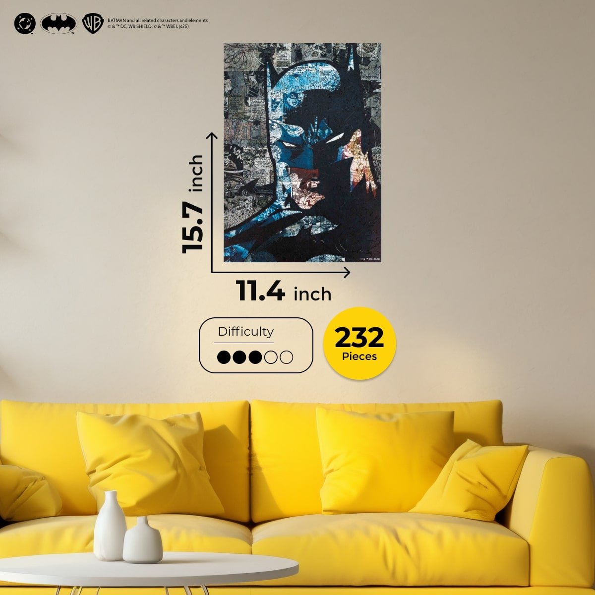 Figured Wooden Puzzle Batman™ - Shadow of Gotham - Woods Story