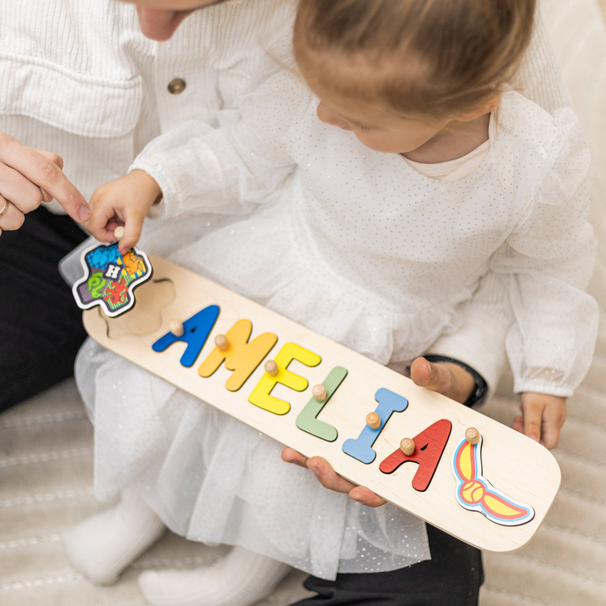 Harry Potter™ Personalized Wooden Nursery Puzzle - Woods Story