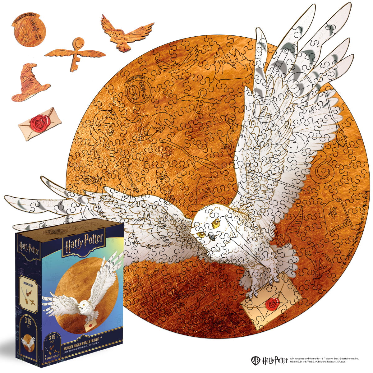 harry potter hedwig puzzle