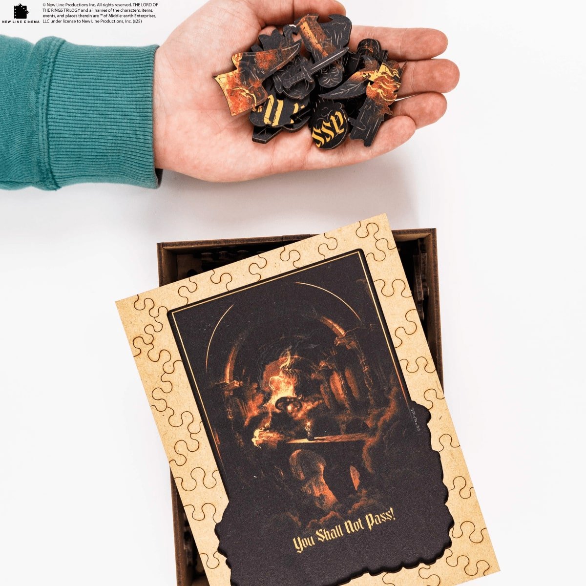 The Lord of the Rings™ Wooden Puzzle - Battle in the Bridge Hall - Woods Story