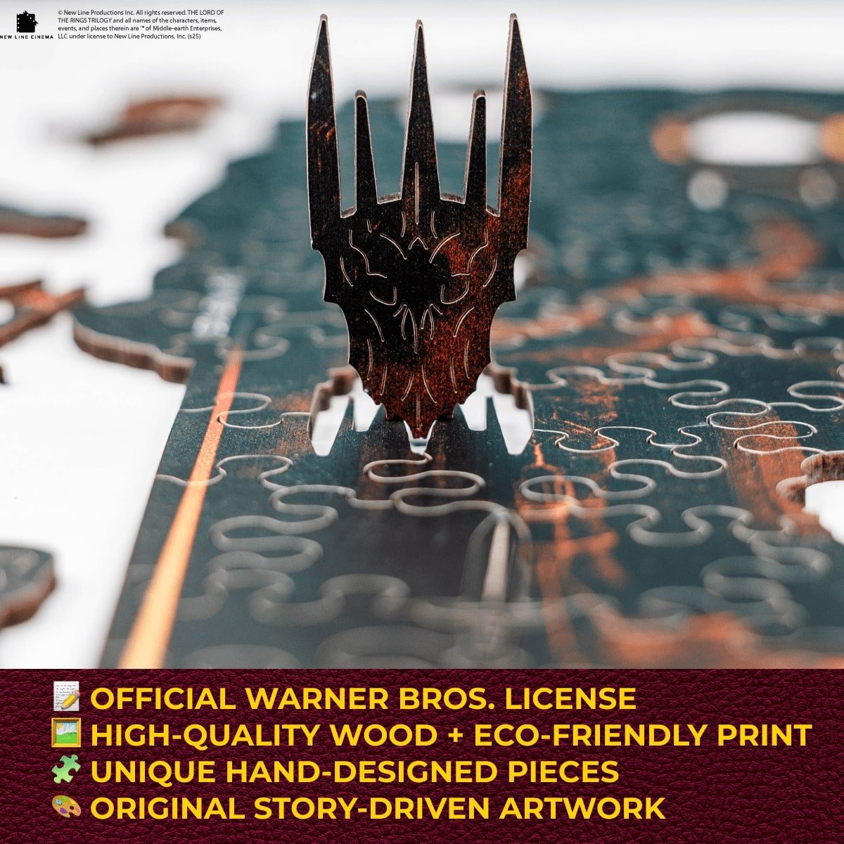 The Lord of the Rings™ Wooden Puzzle - Battle in the Bridge Hall - Woods Story