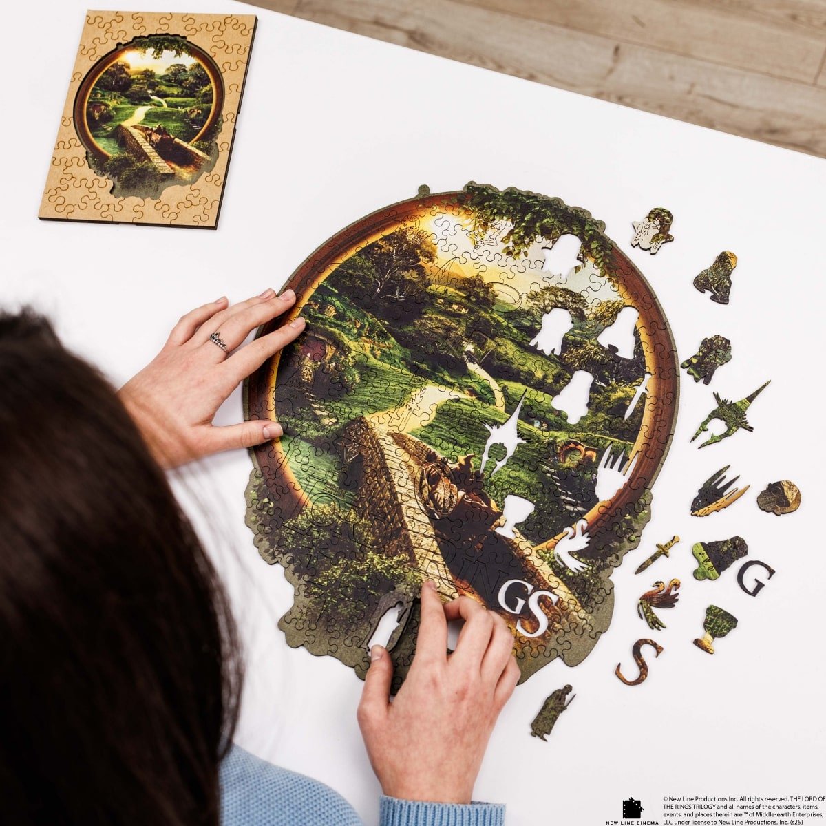 The Lord of the Rings™ Wooden Puzzle - Rivendell: Journey from the Shire - Woods Story
