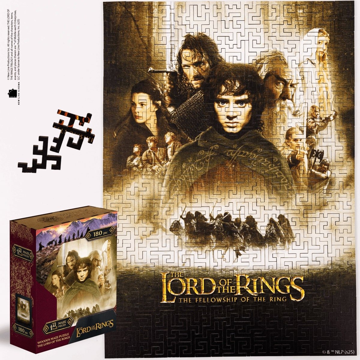 The Lord of the Rings™ Wooden Puzzle - The Fellowship of the Ring - Woods Story