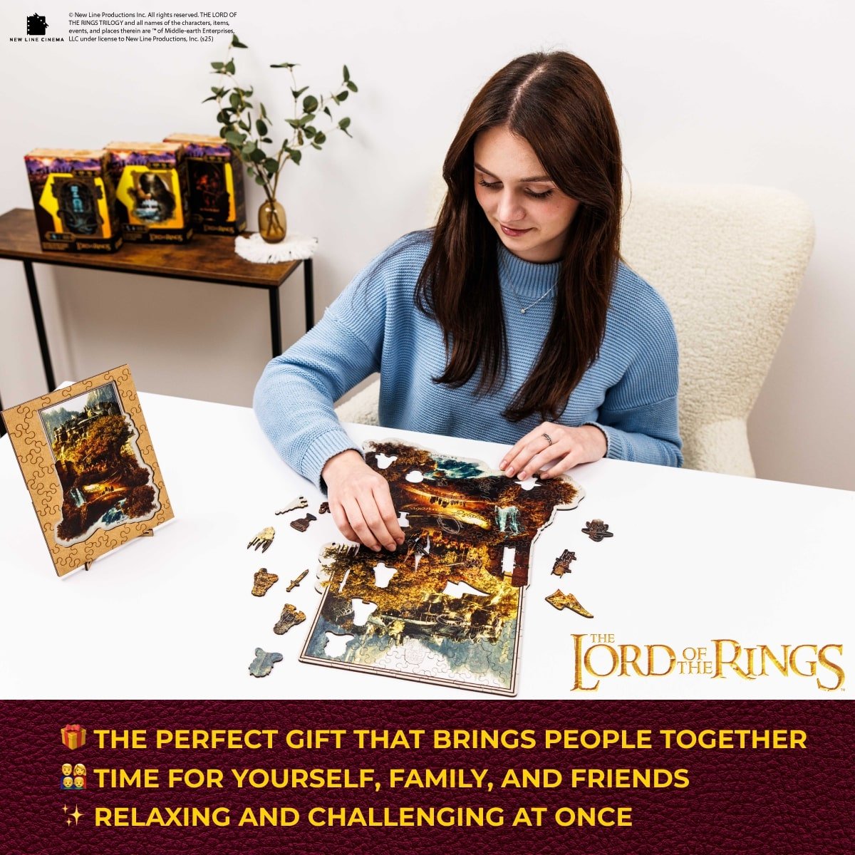 The Lord of the Rings™ Wooden Puzzle - The House of Elrond - Woods Story