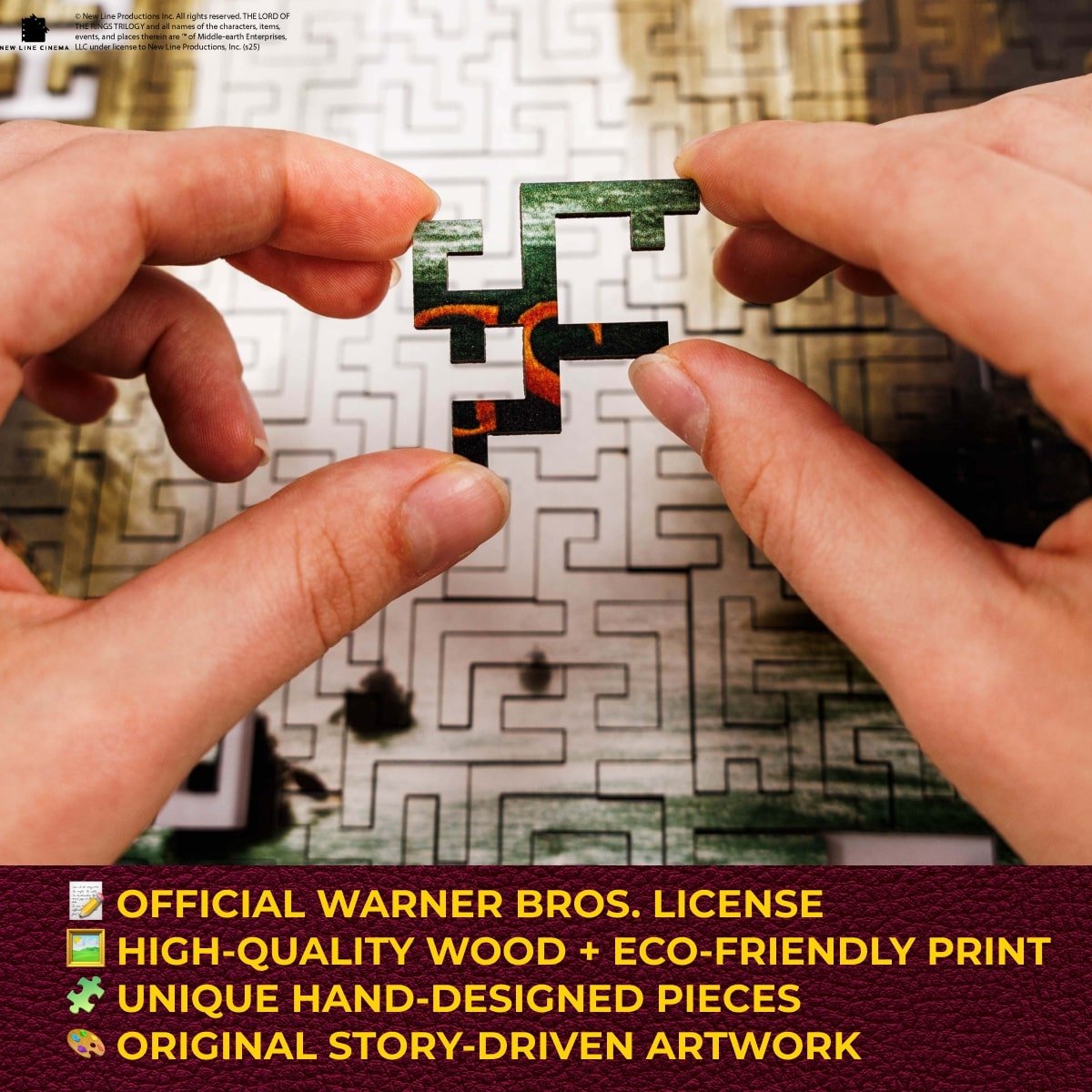 The Lord of the Rings™ Wooden Puzzle - The Legend Comes to Life - Woods Story