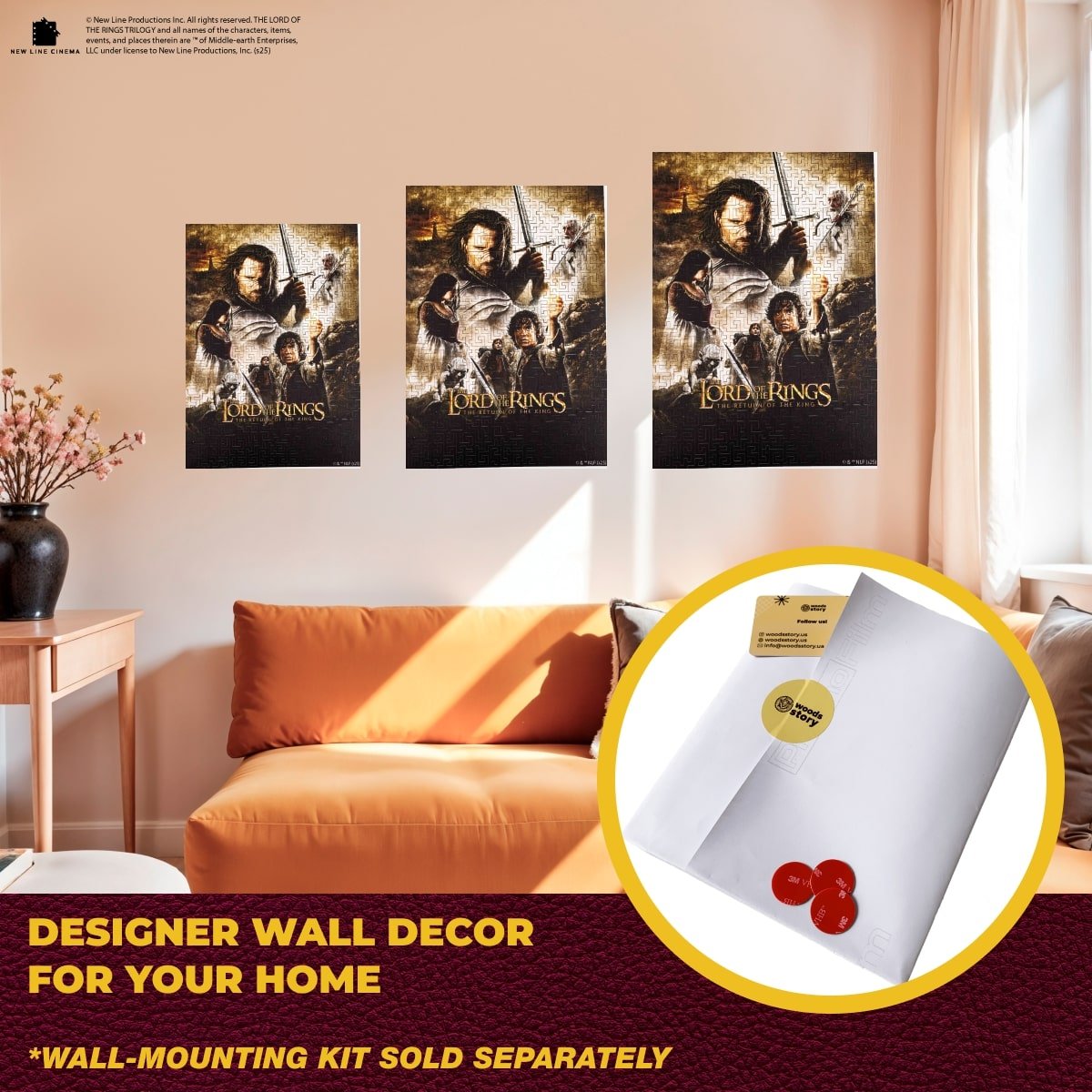 The Lord of the Rings™ Wooden Puzzle - The Return of the King - Woods Story