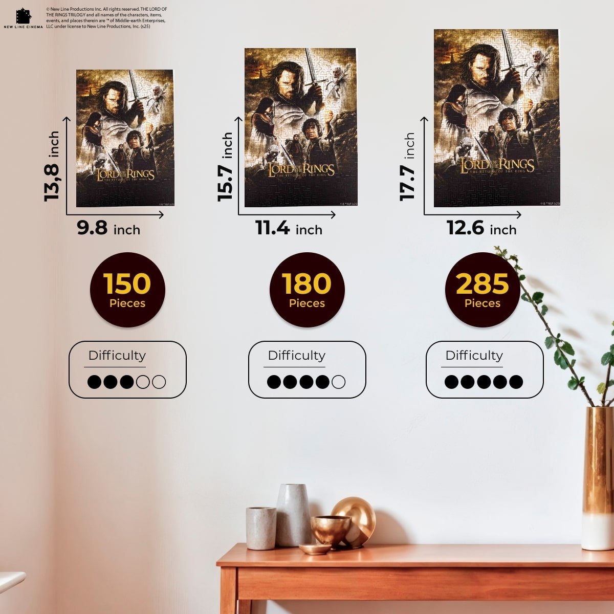 The Lord of the Rings™ Wooden Puzzle - The Return of the King - Woods Story