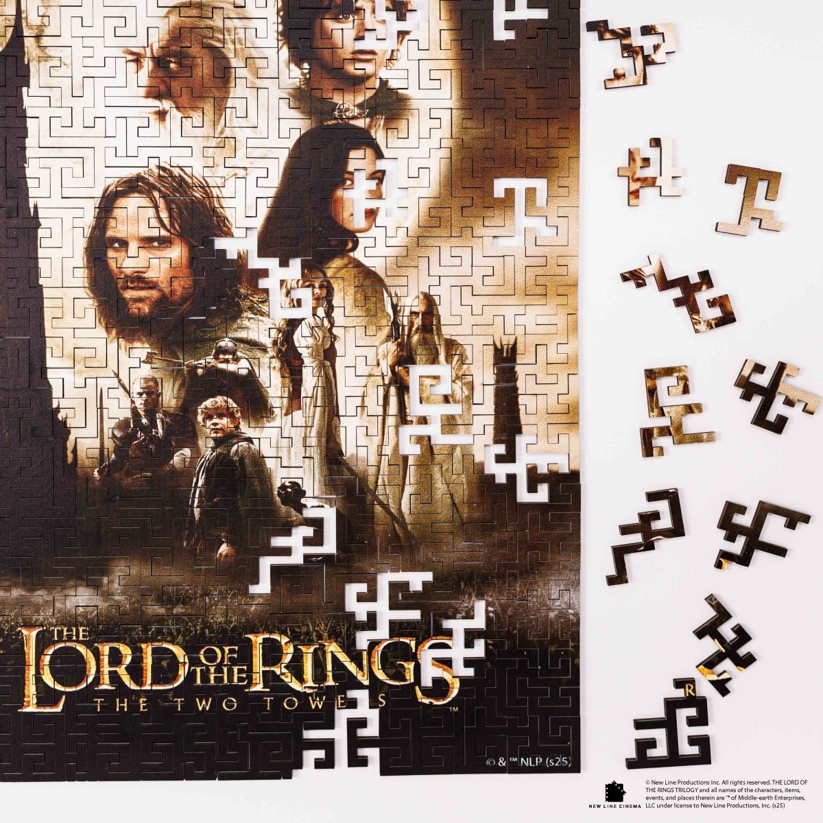 The Lord of the Rings™ Wooden Puzzle - The Two Towers - Woods Story