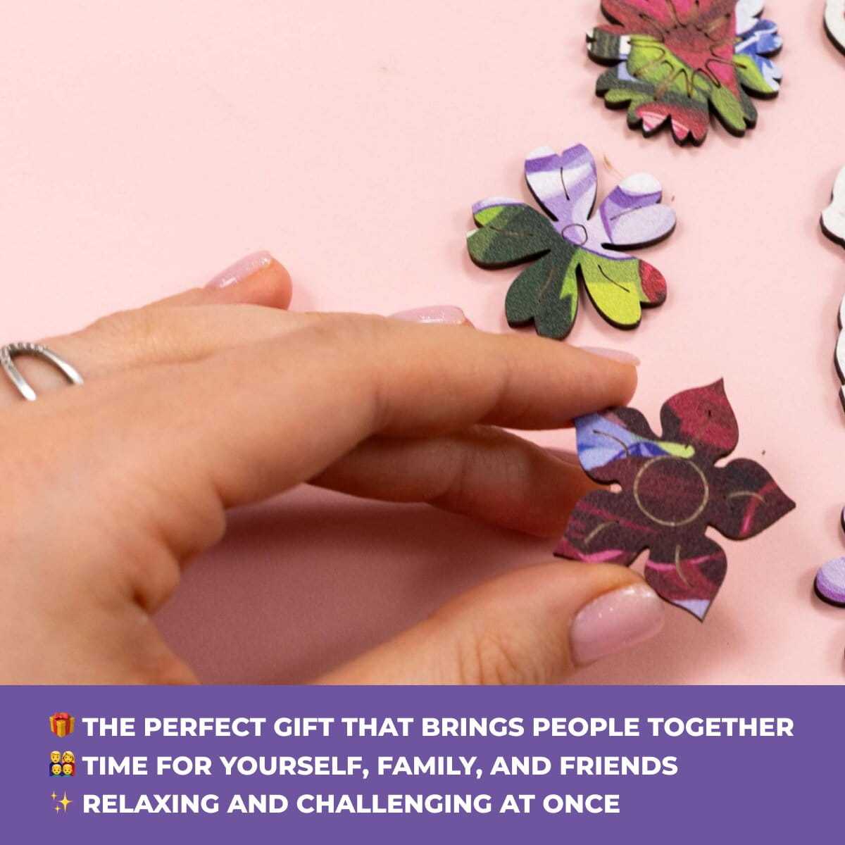 Wooden Flower - Shaped Puzzle - Lily - Woods Story