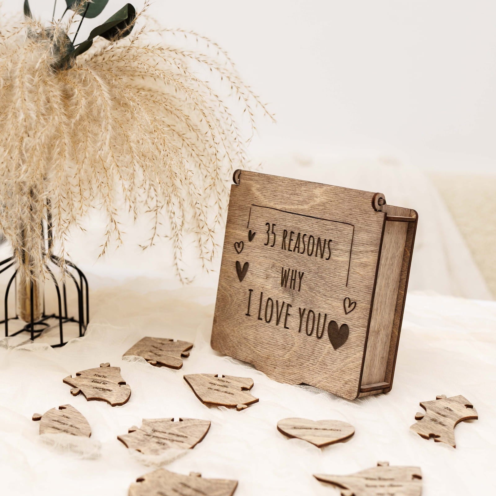 Wooden Heart Shaped Puzzle - Terra - Woods Story