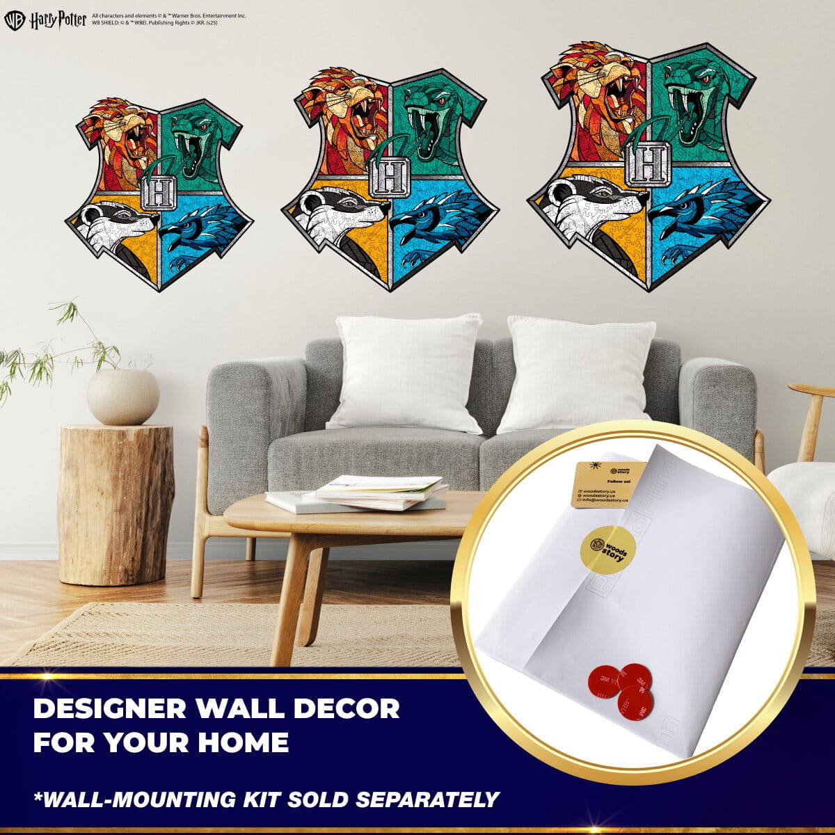 Wooden jigsaw classic puzzle Harry Potter Hogwarts™ (Colorful) - Woods Story