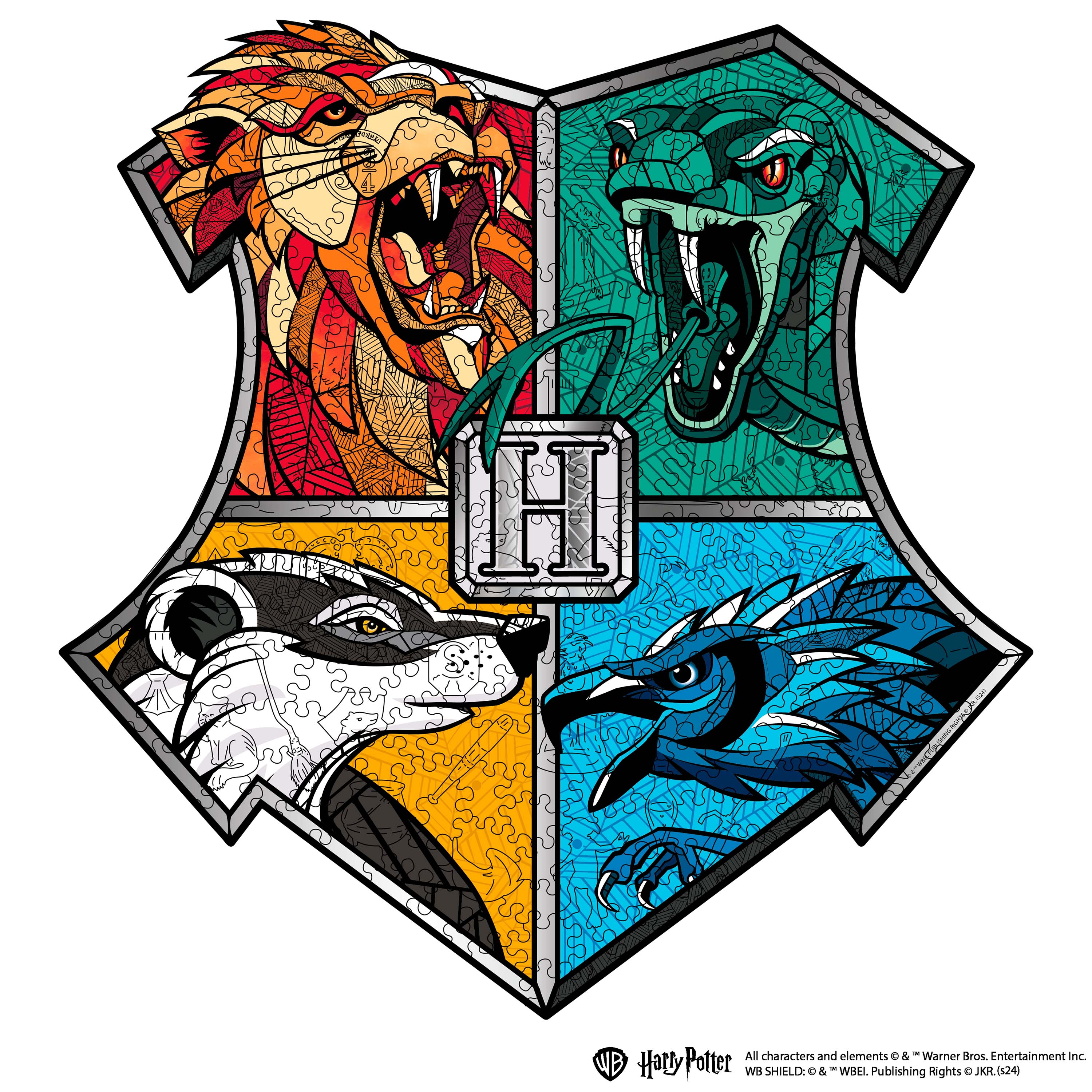 Classic Wooden Puzzle Harry Potter™ Hogwarts (Colorful) • Woods Story