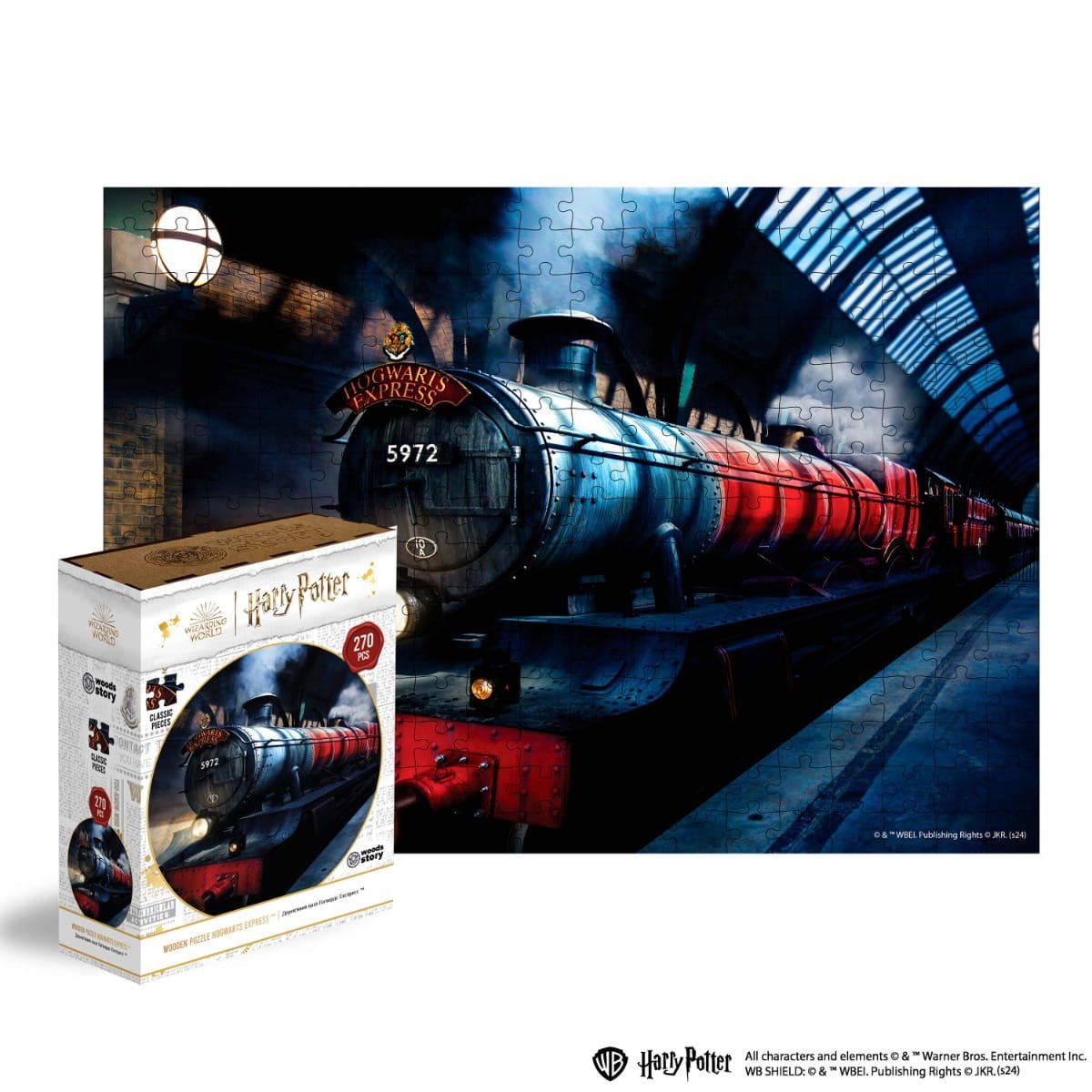 Wooden jigsaw classic puzzle Harry Potter Hogwarts Express™ - Woods Story