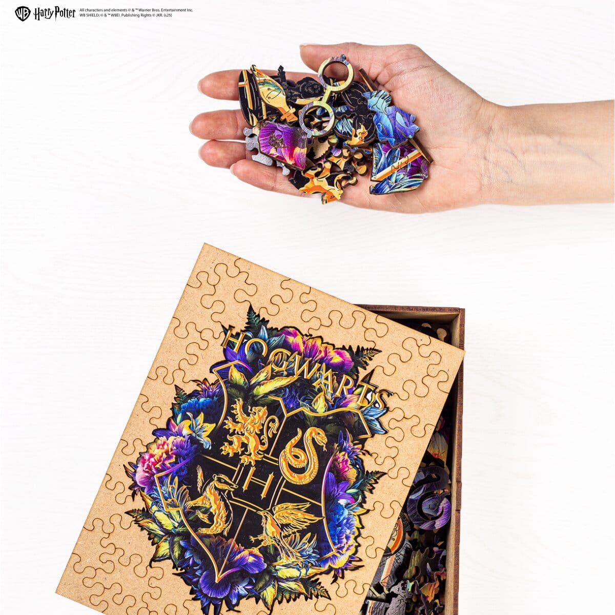 Wooden jigsaw classic puzzle Harry Potter Hogwarts™ (Neonly) - Woods Story