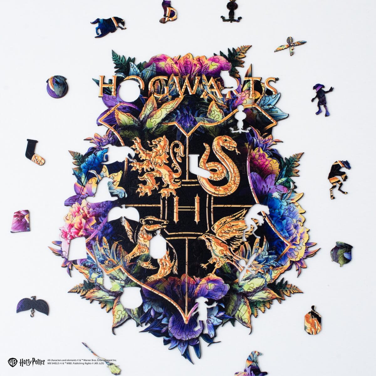 Wooden jigsaw classic puzzle Harry Potter Hogwarts™ (Neonly) - Woods Story