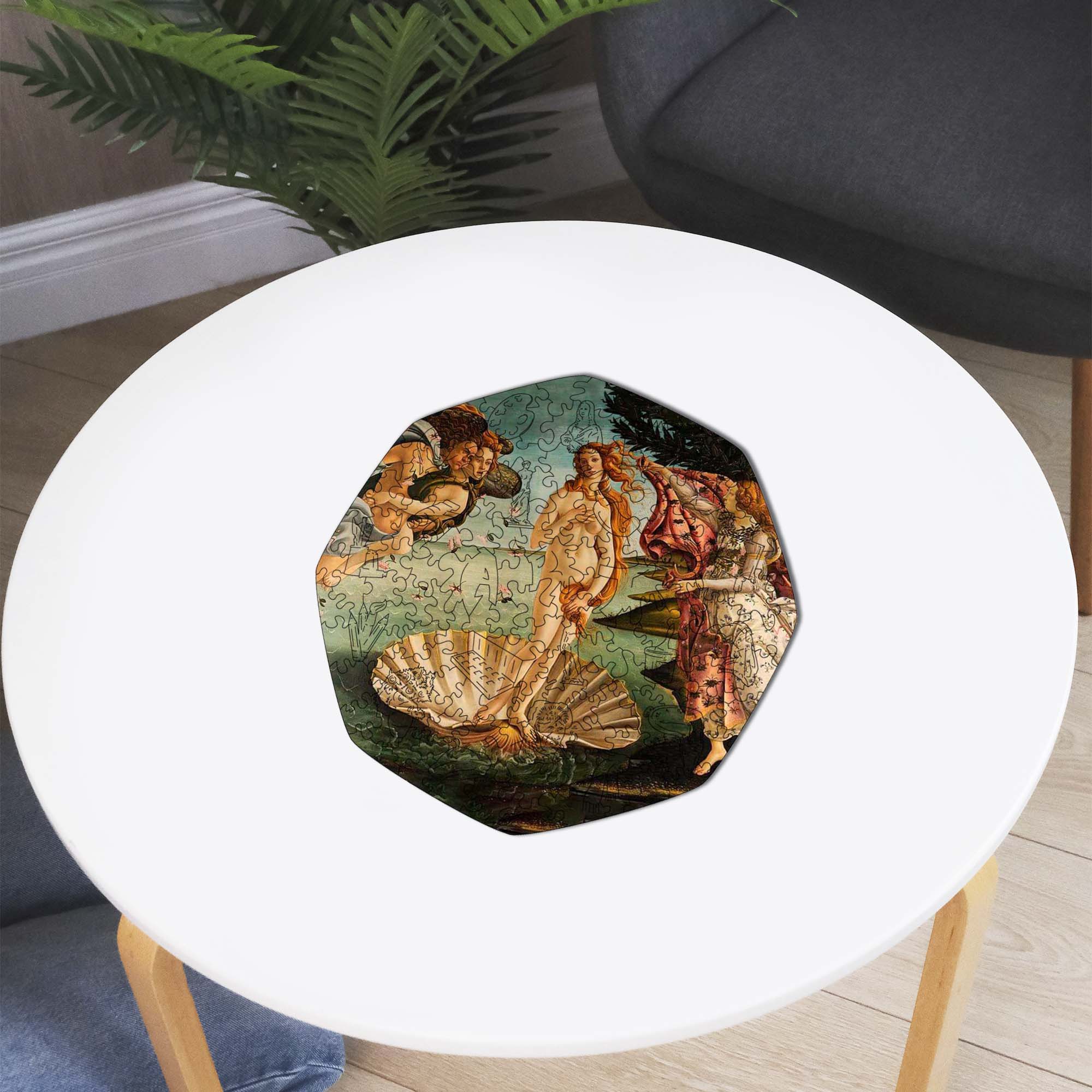 Wooden Jigsaw Puzzle Birth of Venus (Sandro Botticelli) - Woods Story
