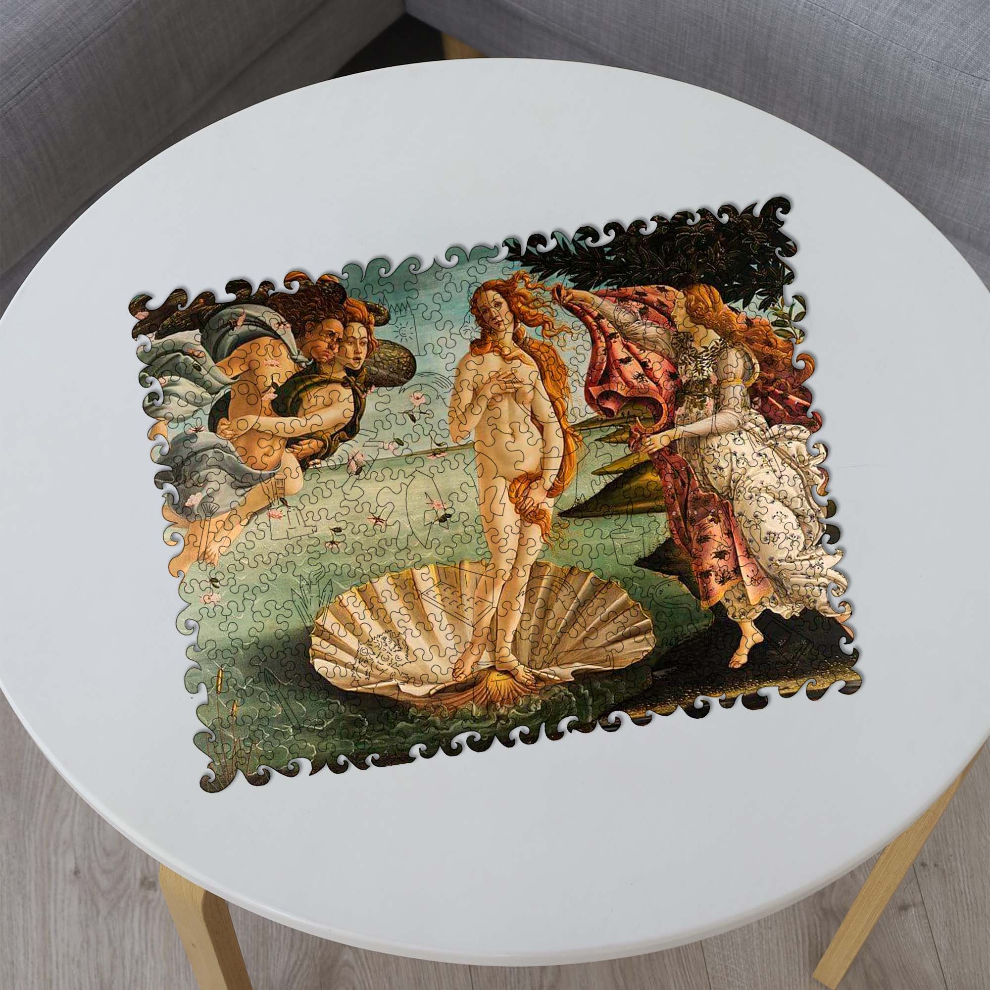 Wooden Jigsaw Puzzle Birth of Venus (Sandro Botticelli) - Woods Story