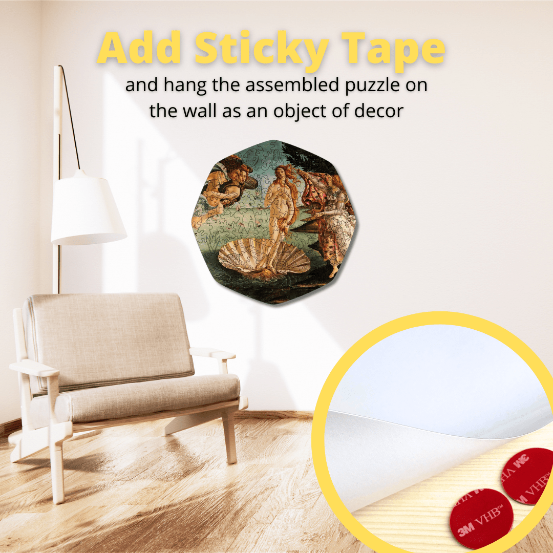 Wooden Jigsaw Puzzle Birth of Venus (Sandro Botticelli) - Woods Story
