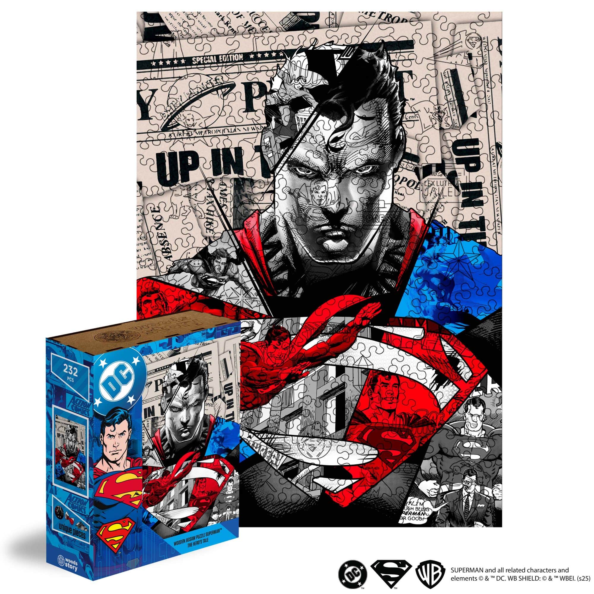 Superman™ Comic Puzzle | DC™ by WOODS STORY®