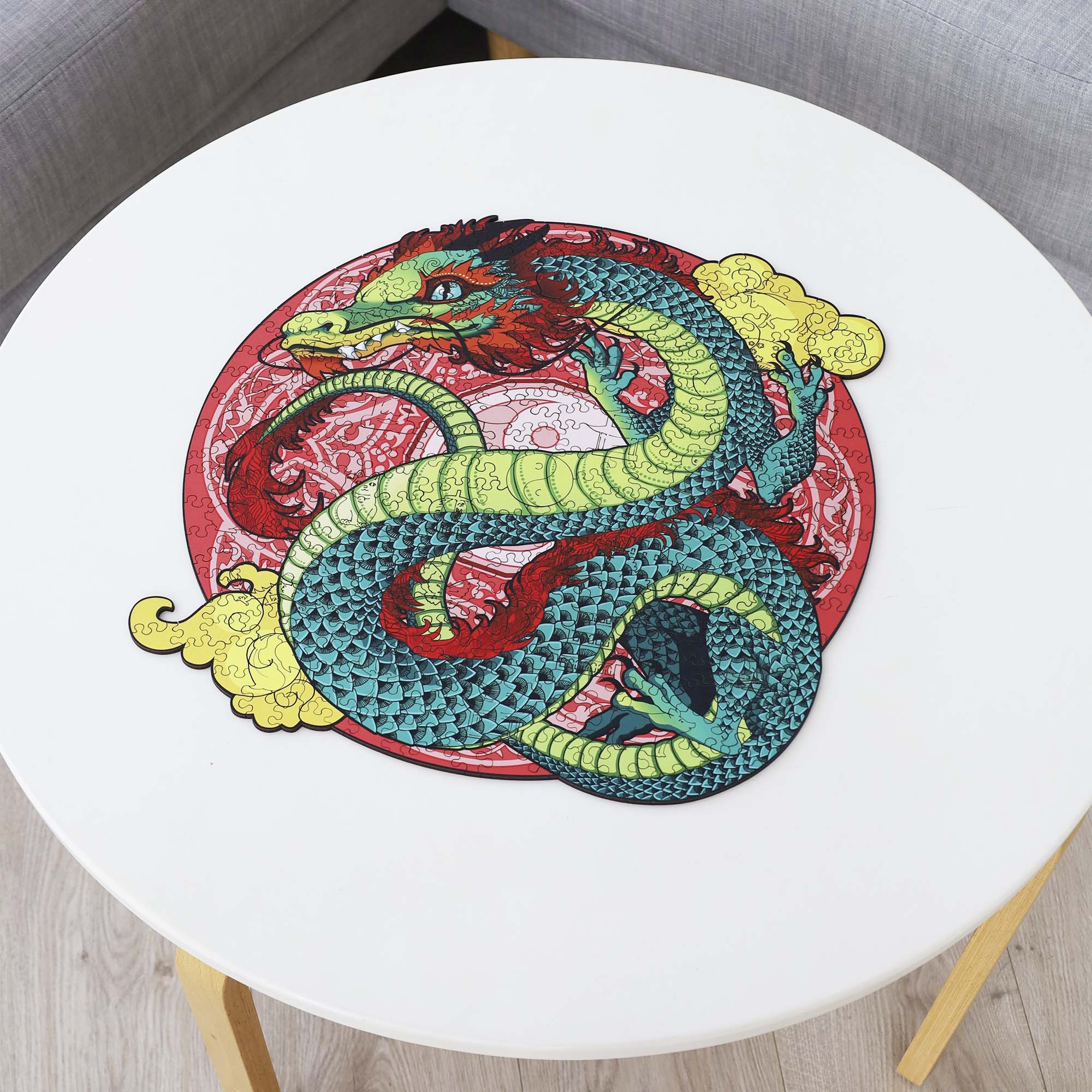 Wooden Jigsaw Puzzle Dragon - Woods Story