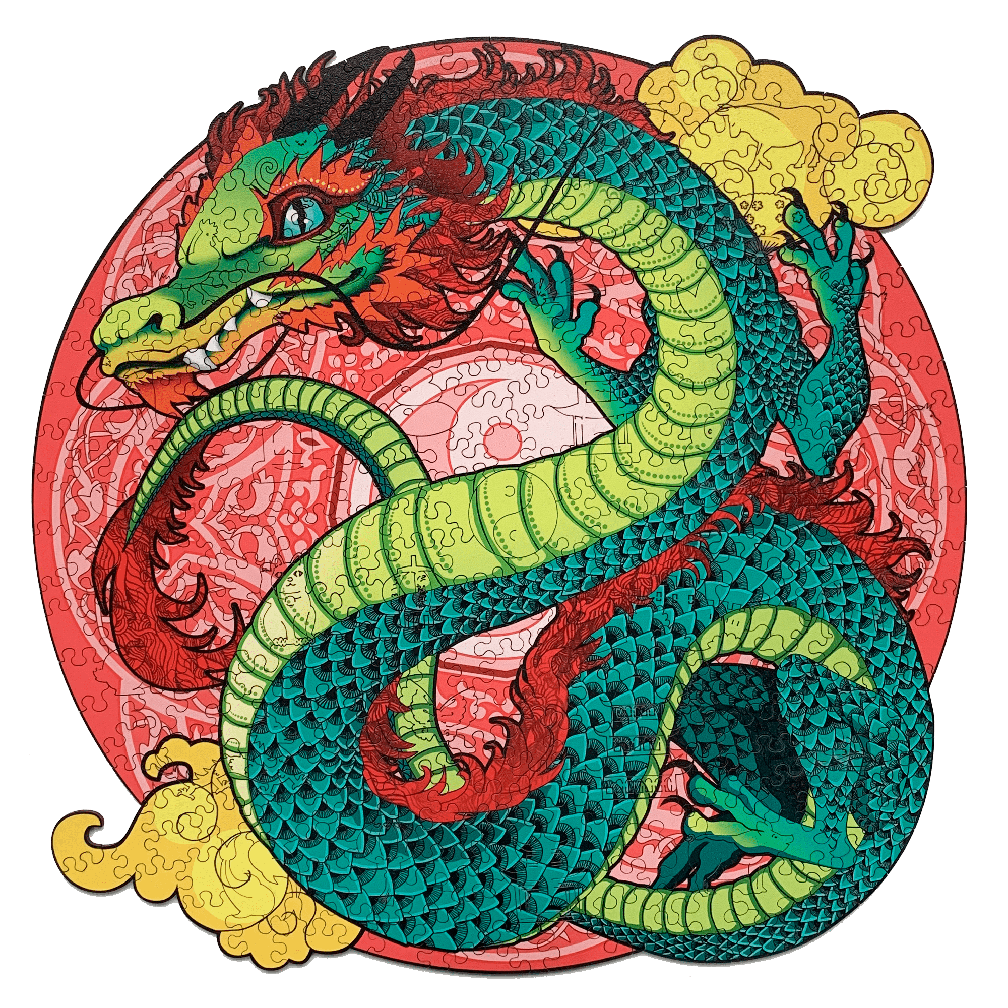 Wooden Jigsaw Puzzle Dragon - Woods Story