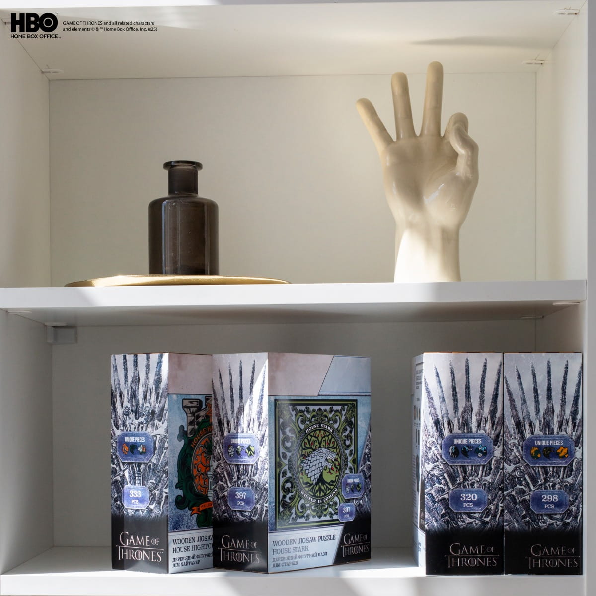 Wooden jigsaw puzzle Game of Thrones™ House Stark - Woods Story