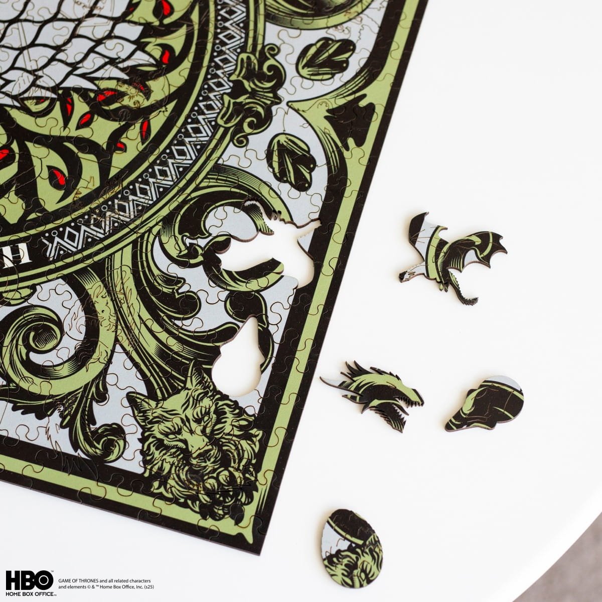 Wooden jigsaw puzzle Game of Thrones™ House Stark - Woods Story