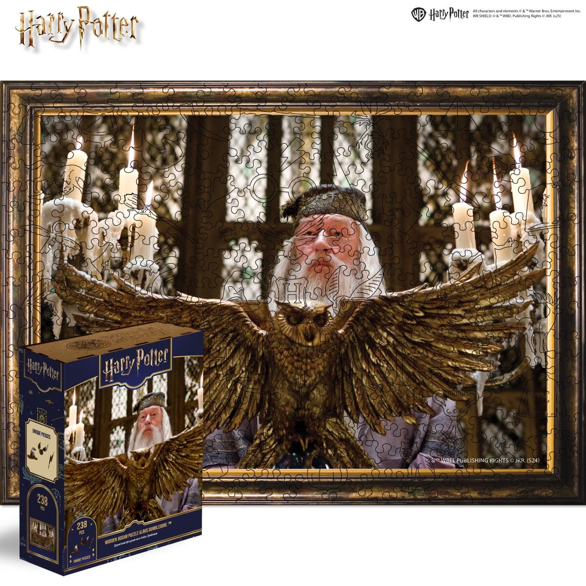 Wooden jigsaw puzzle Harry Potter Albus Dumbledore™ - Woods Story