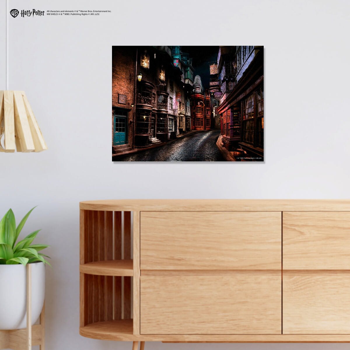 Wooden jigsaw puzzle Harry Potter Diagon Alley™ - Woods Story