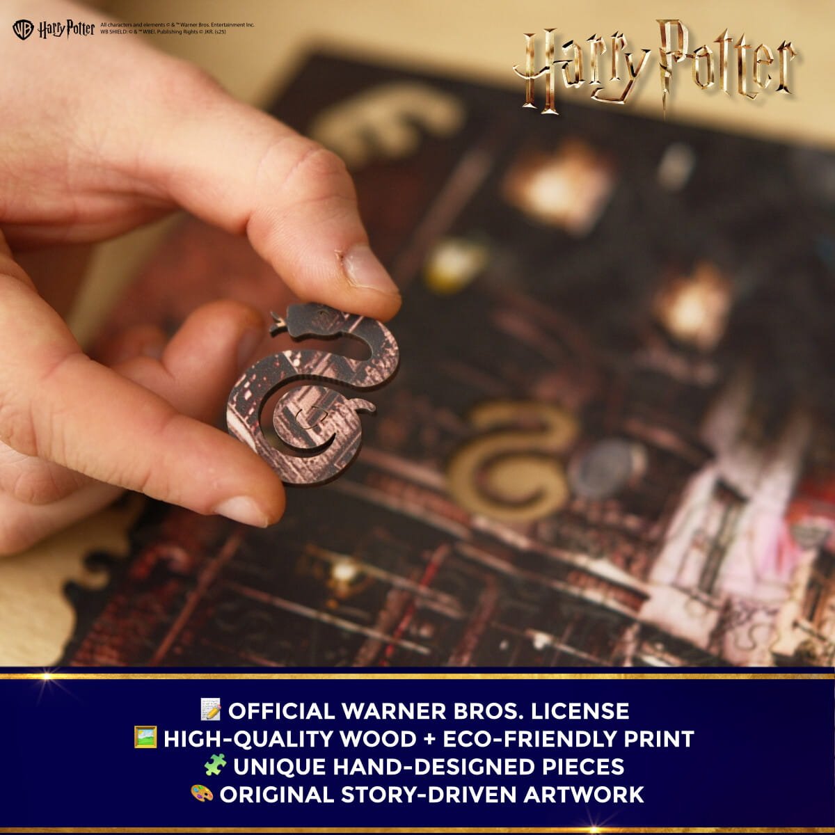 Wooden jigsaw puzzle Harry Potter Diagon Alley™ - Woods Story