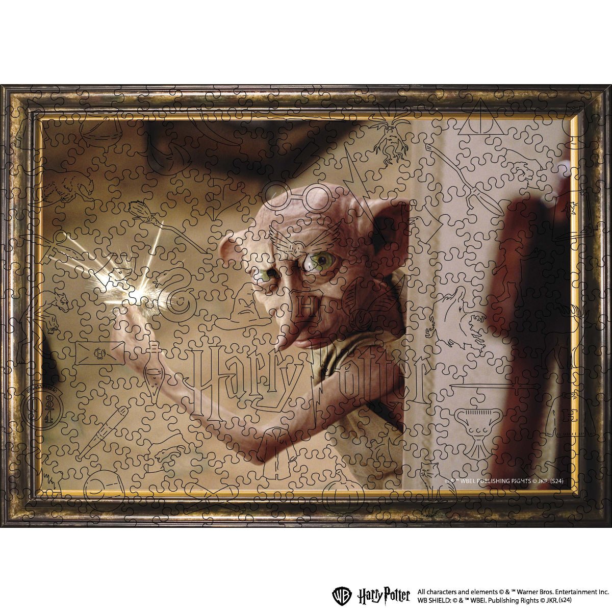 Wooden jigsaw puzzle Harry Potter Dobby™ Elf - Woods Story