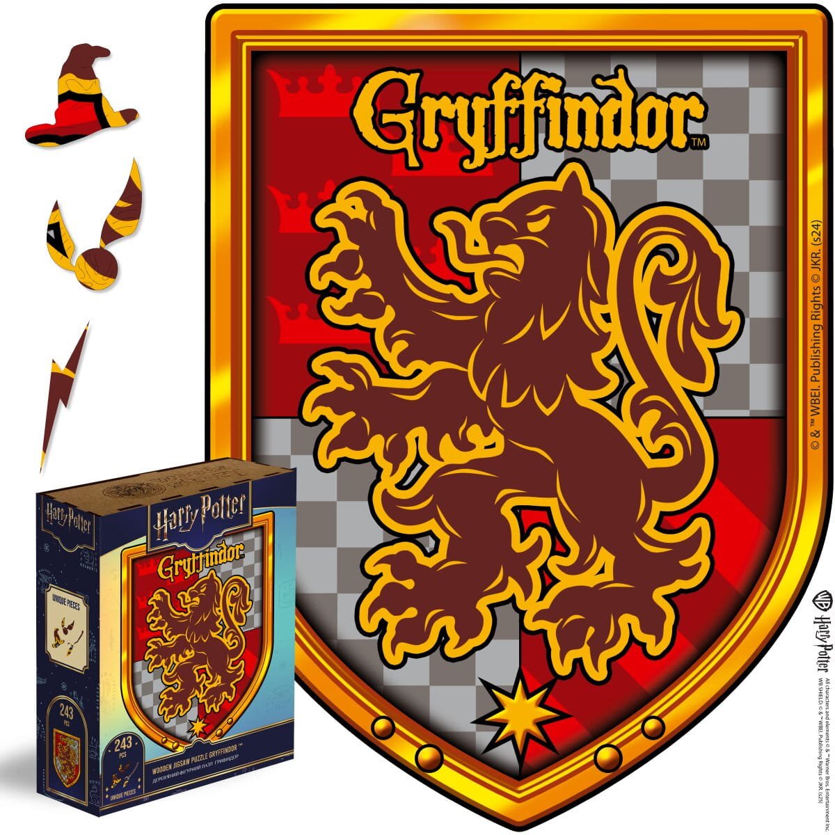 Wooden jigsaw puzzle Harry Potter Gryffindor™ - Woods Story