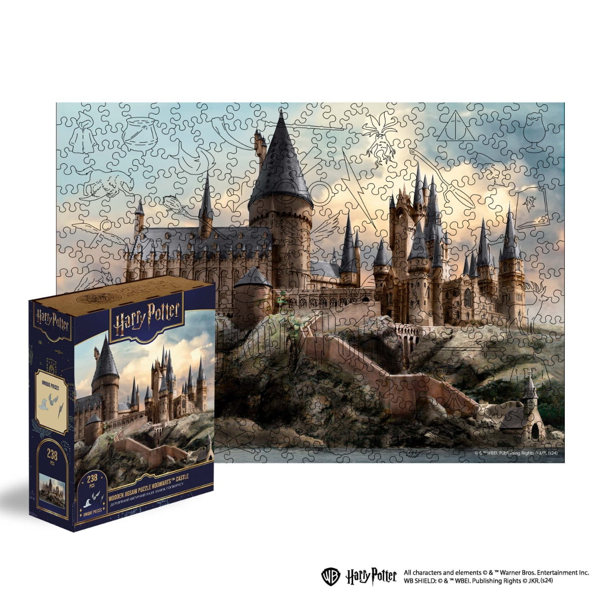 Wooden jigsaw puzzle Harry Potter Hogwarts Castle™ - Woods Story