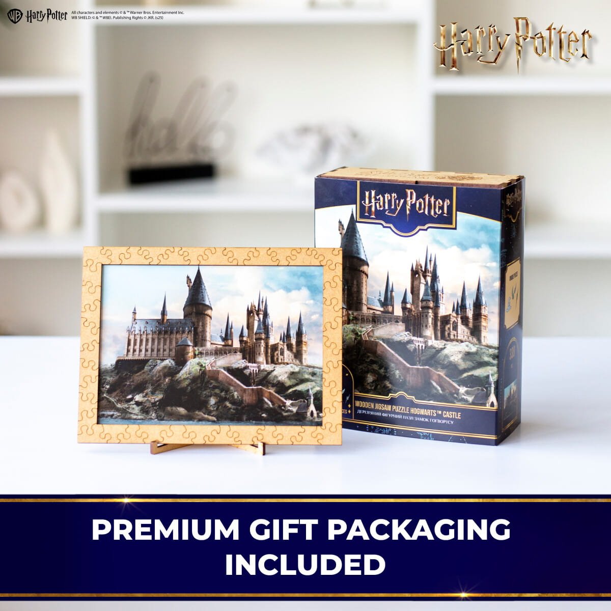 Wooden jigsaw puzzle Harry Potter Hogwarts Castle™ - Woods Story