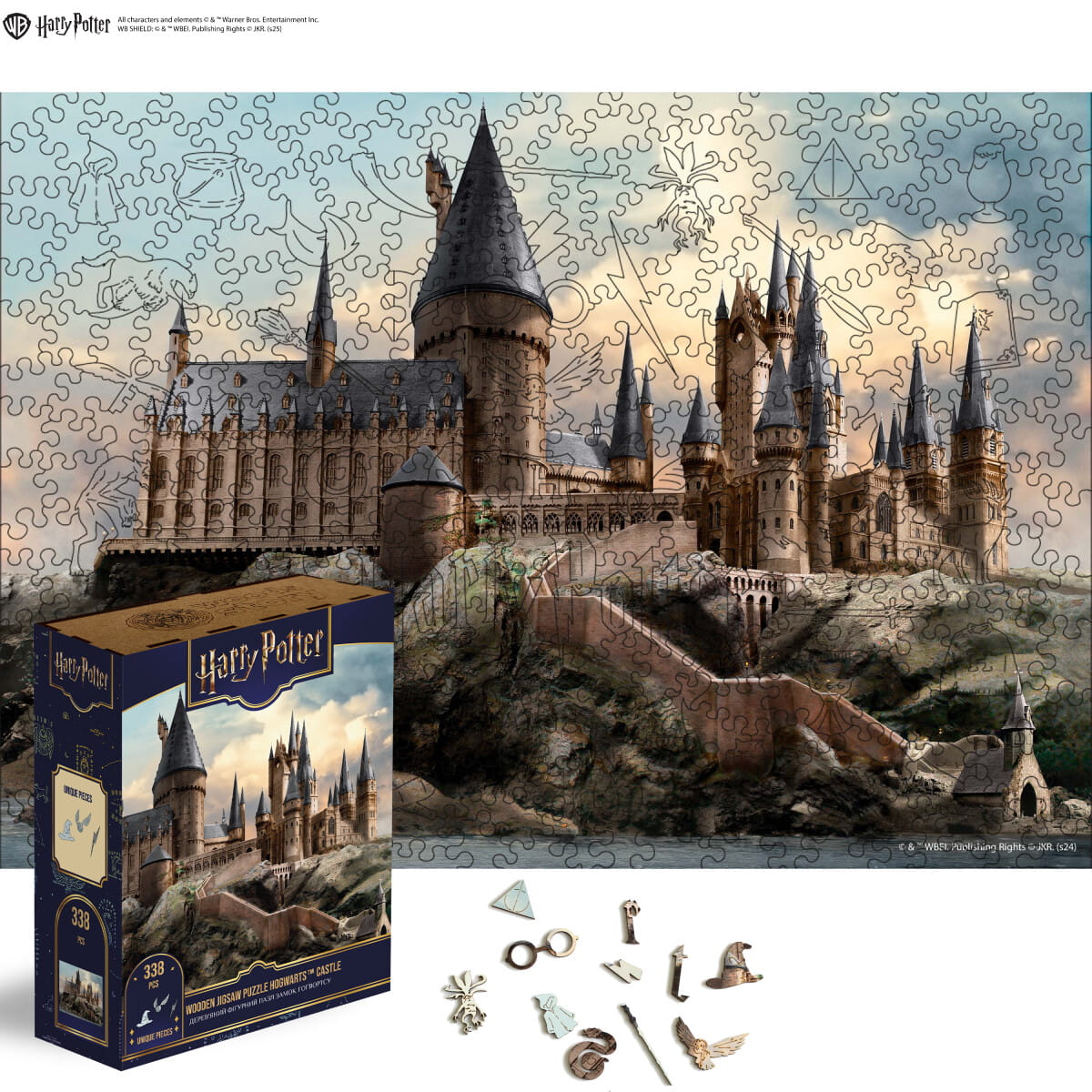Wooden jigsaw puzzle Harry Potter Hogwarts Castle™ - Woods Story