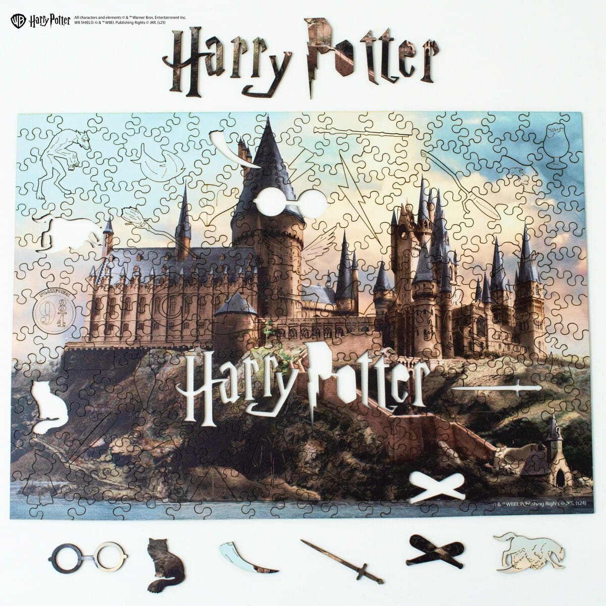 Wooden jigsaw puzzle Harry Potter Hogwarts Castle™ - Woods Story