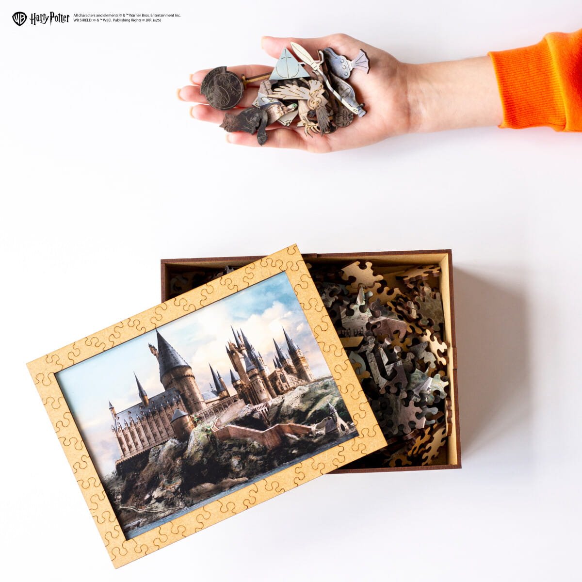 Wooden jigsaw puzzle Harry Potter Hogwarts Castle™ - Woods Story