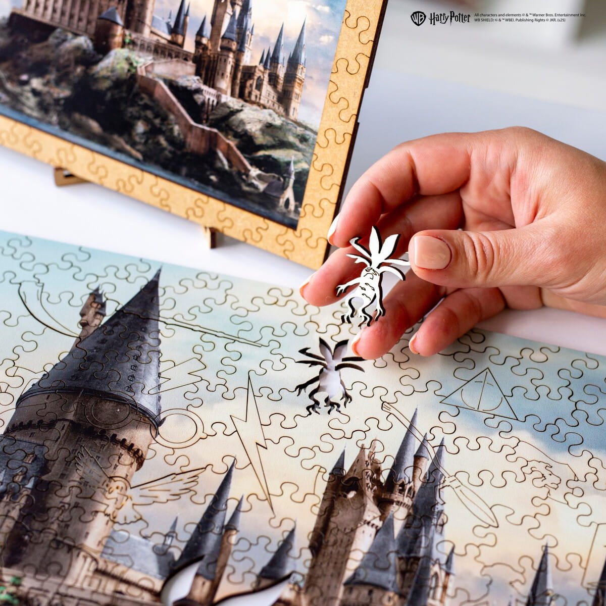 Wooden jigsaw puzzle Harry Potter Hogwarts Castle™ - Woods Story