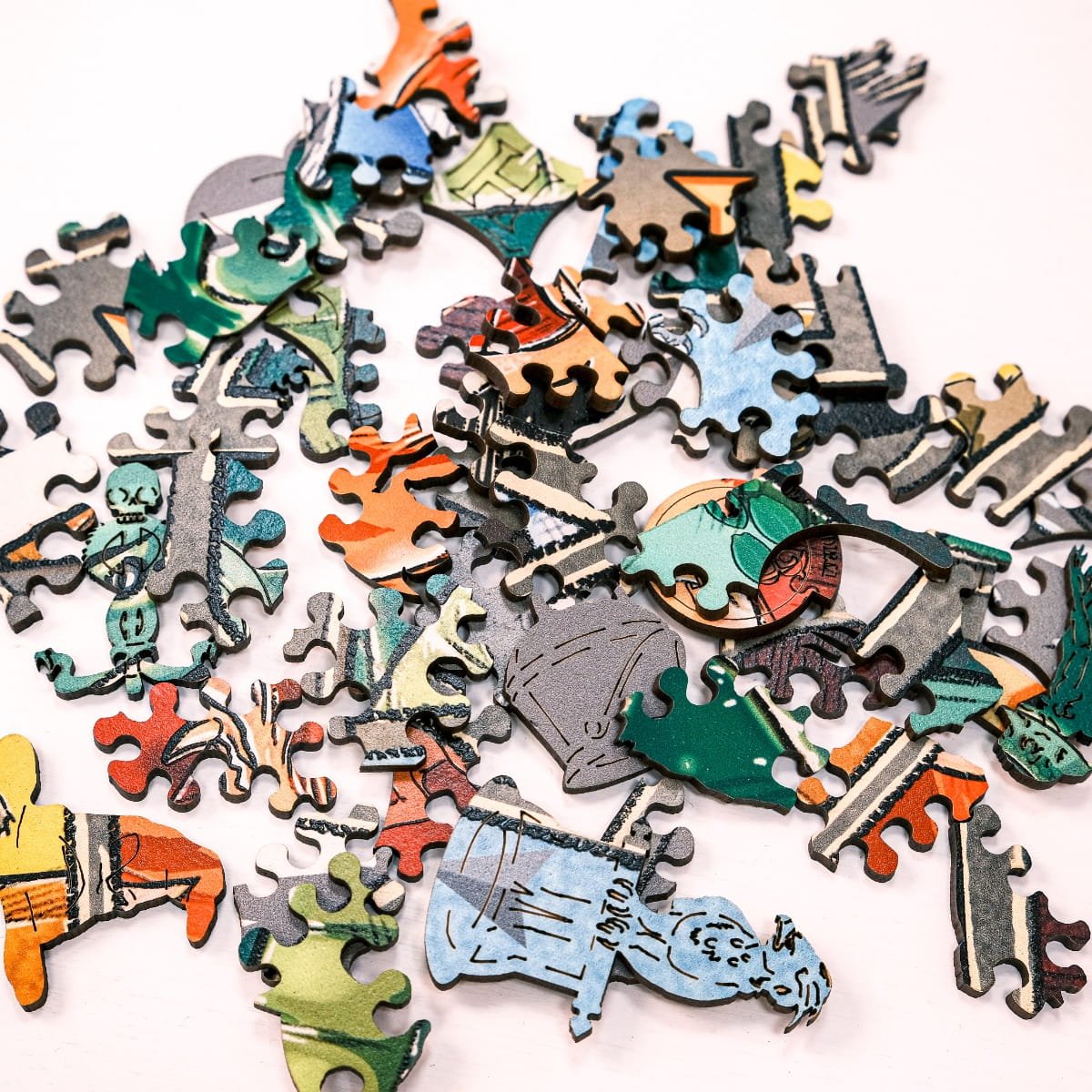 Wooden jigsaw puzzle Harry Potter Hogwarts™ Crest - Woods Story