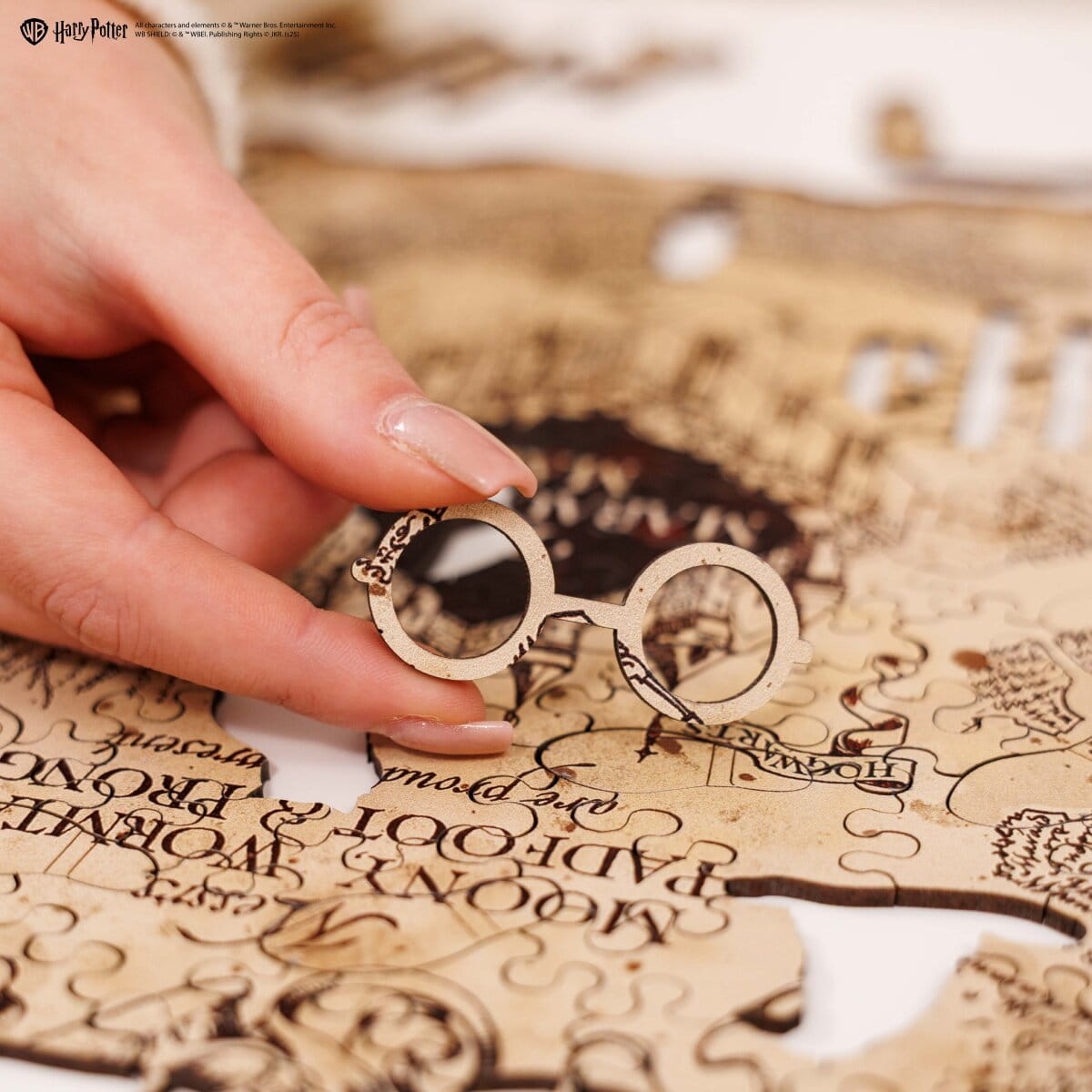 Wooden jigsaw puzzle Harry Potter™ Marauder’s Map - Woods Story