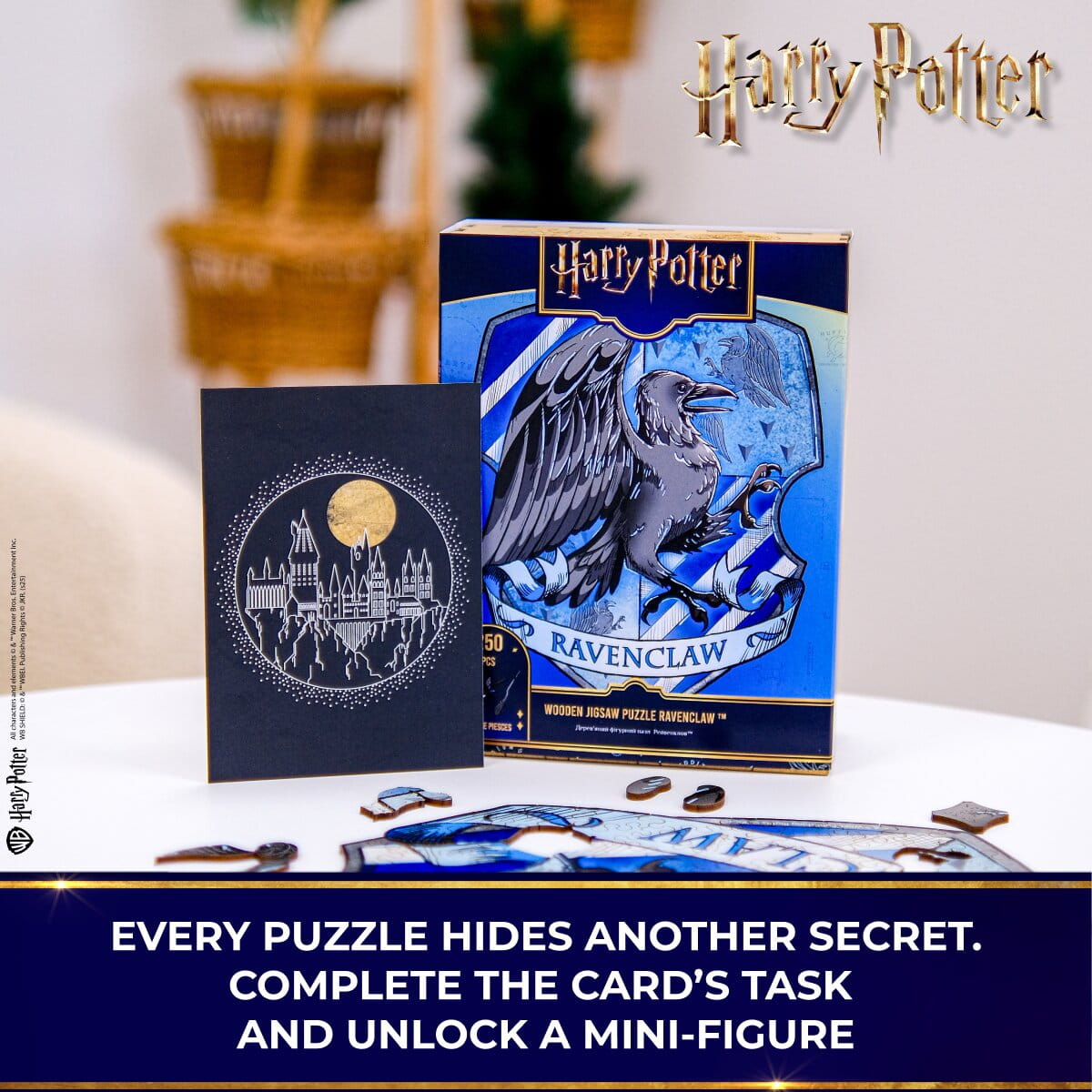 Wooden jigsaw puzzle Harry Potter Ravenclaw™ Crest - Woods Story